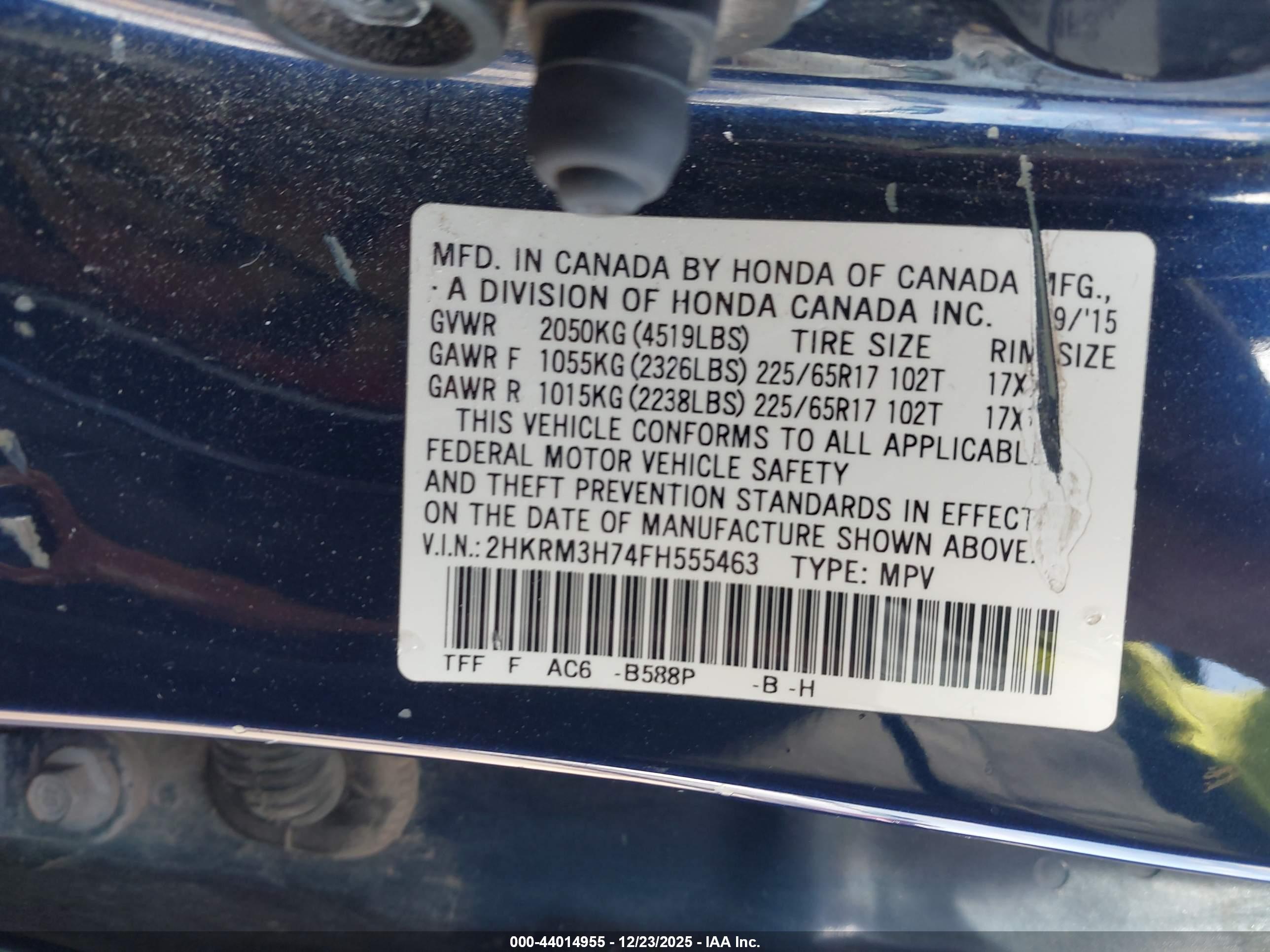 HONDA CR-V image 9