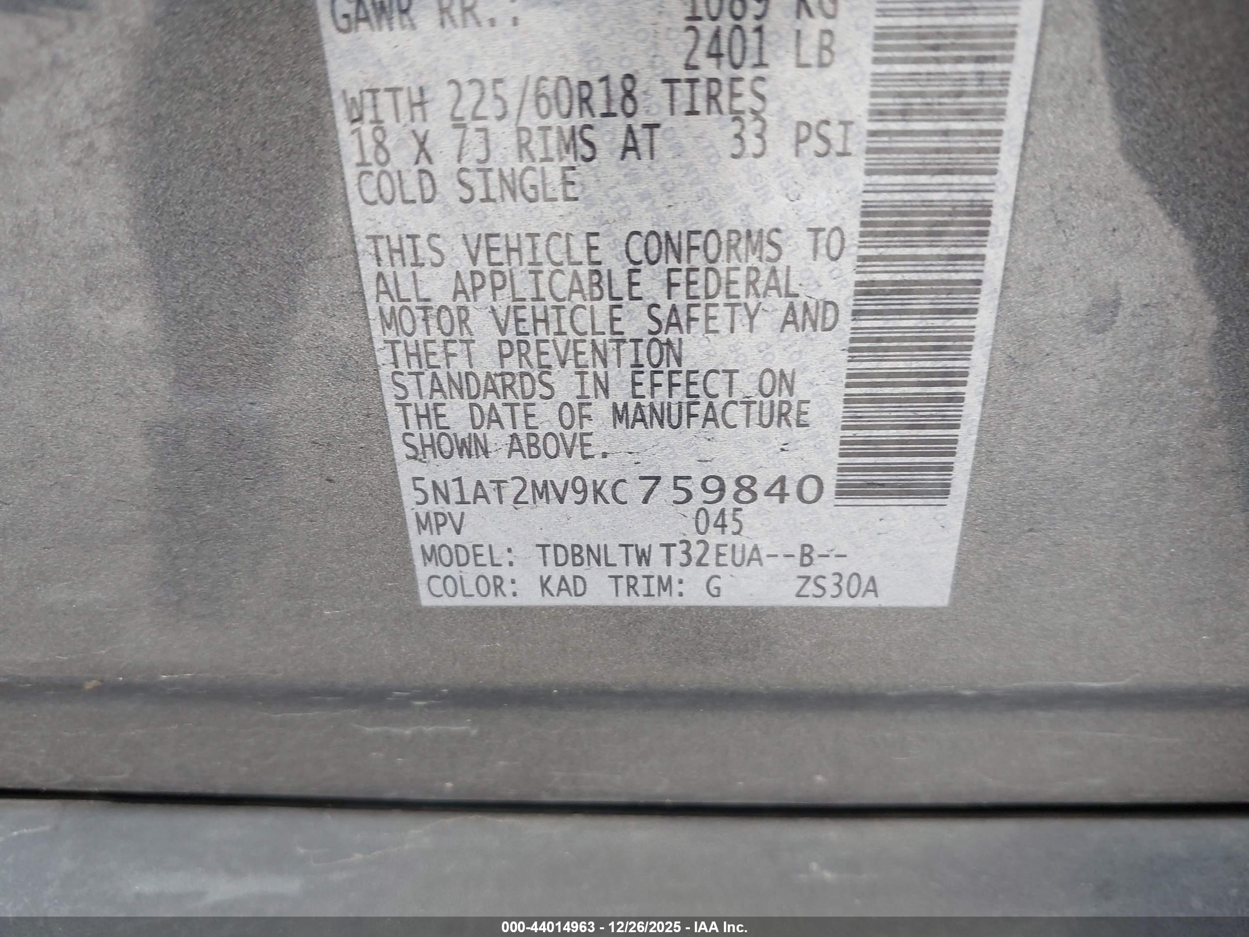 NISSAN ROGUE image 9