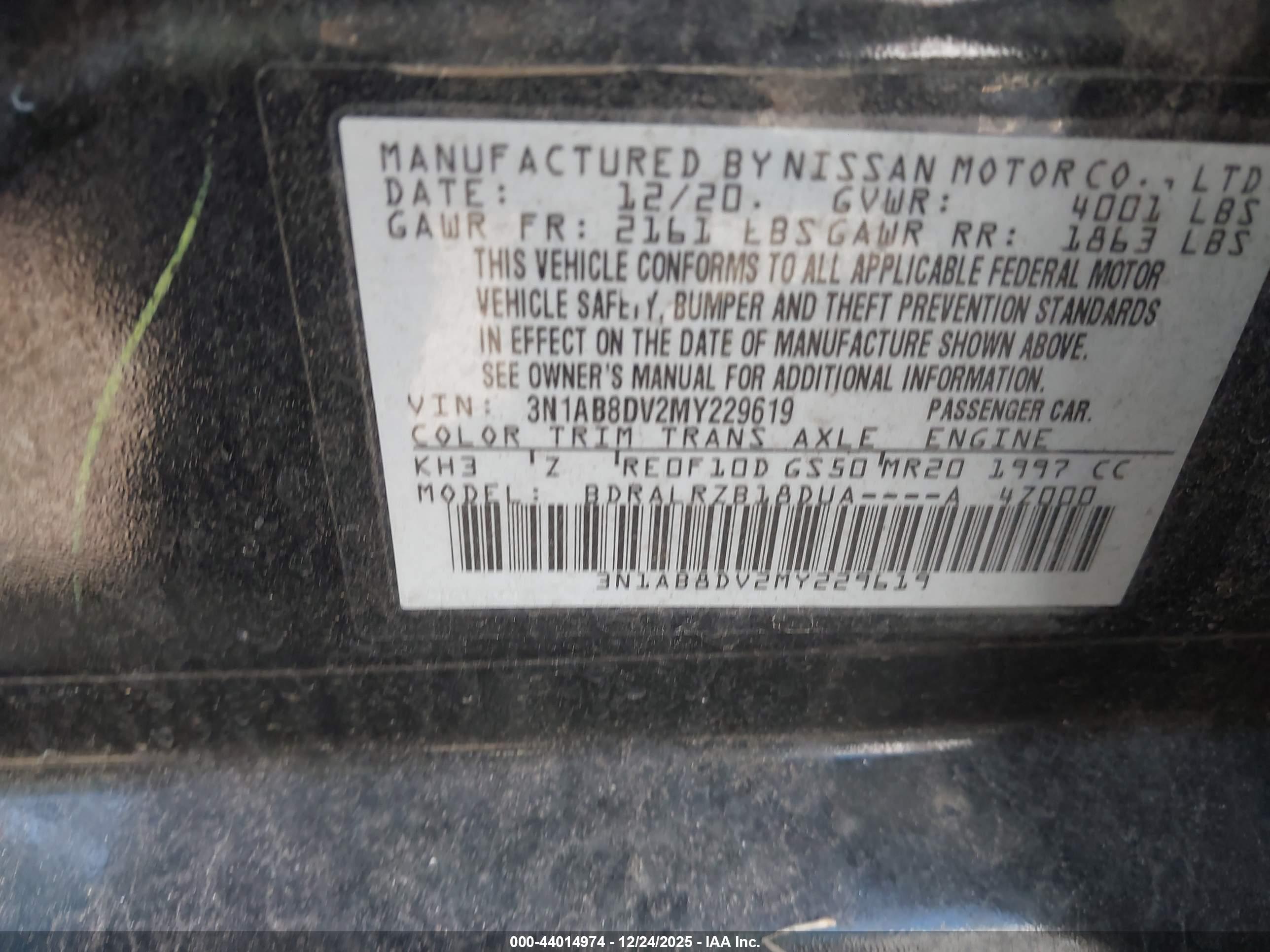 NISSAN SENTRA image 9