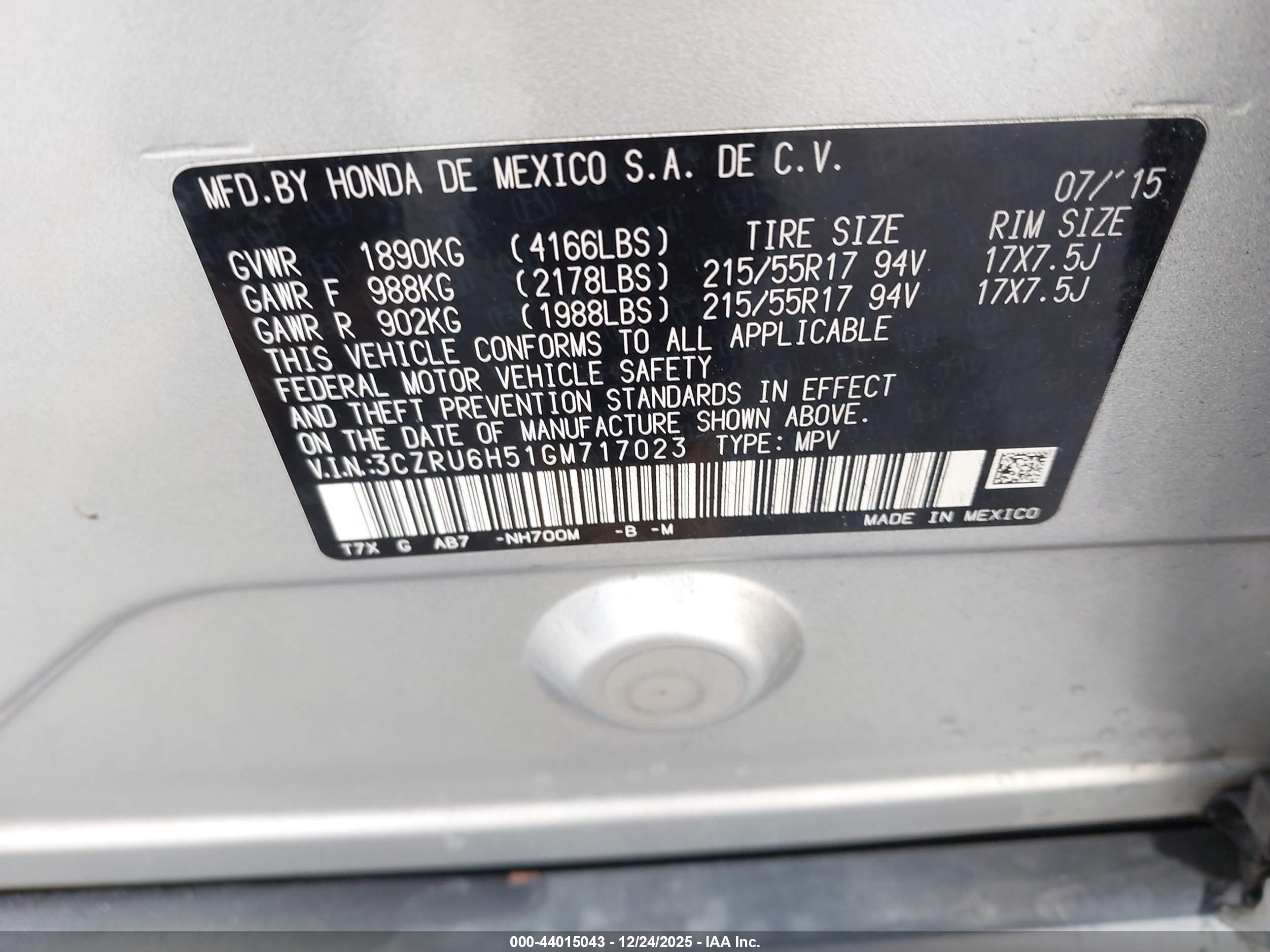 HONDA HR-V image 9