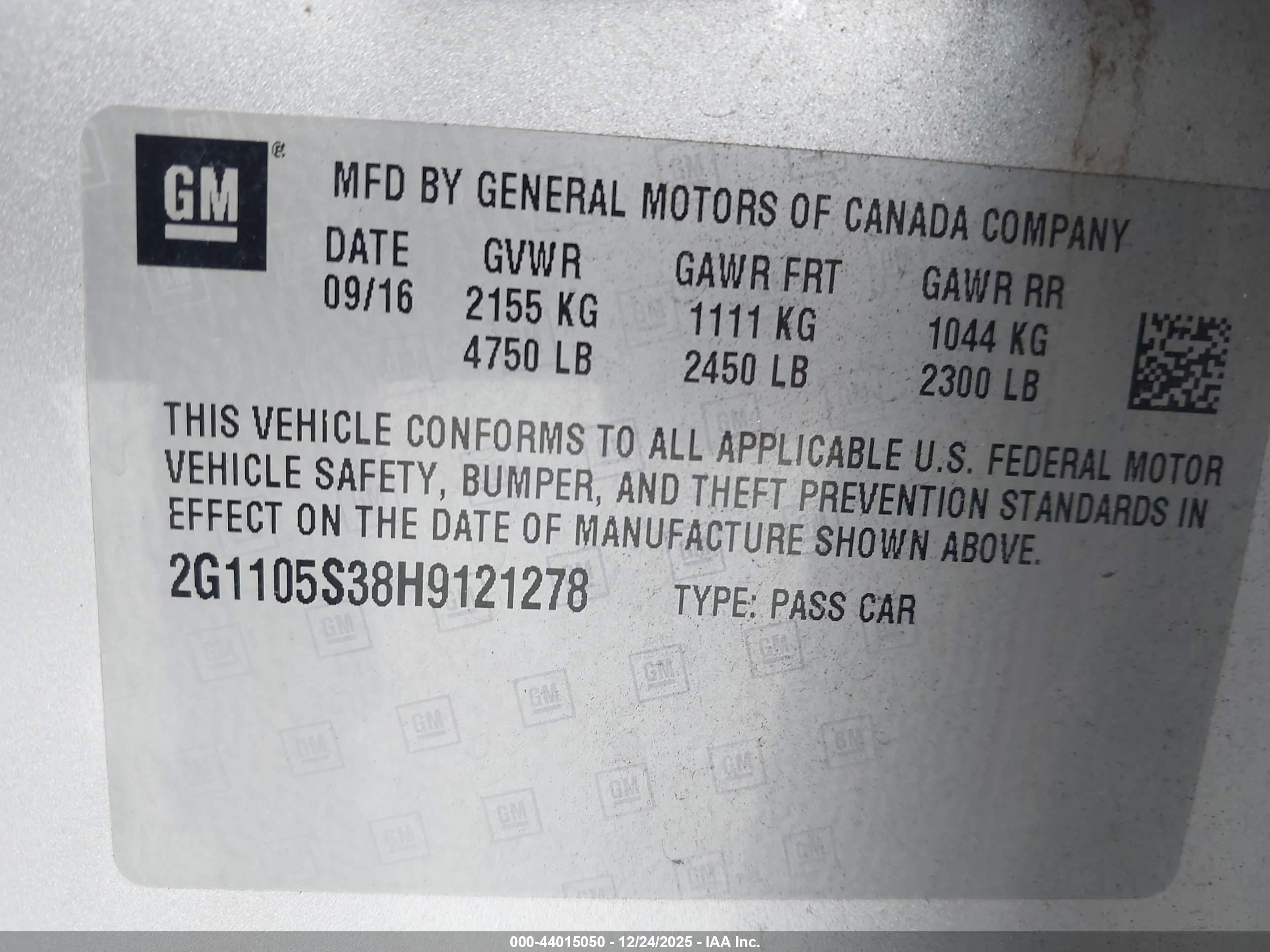 CHEVROLET IMPALA image 9