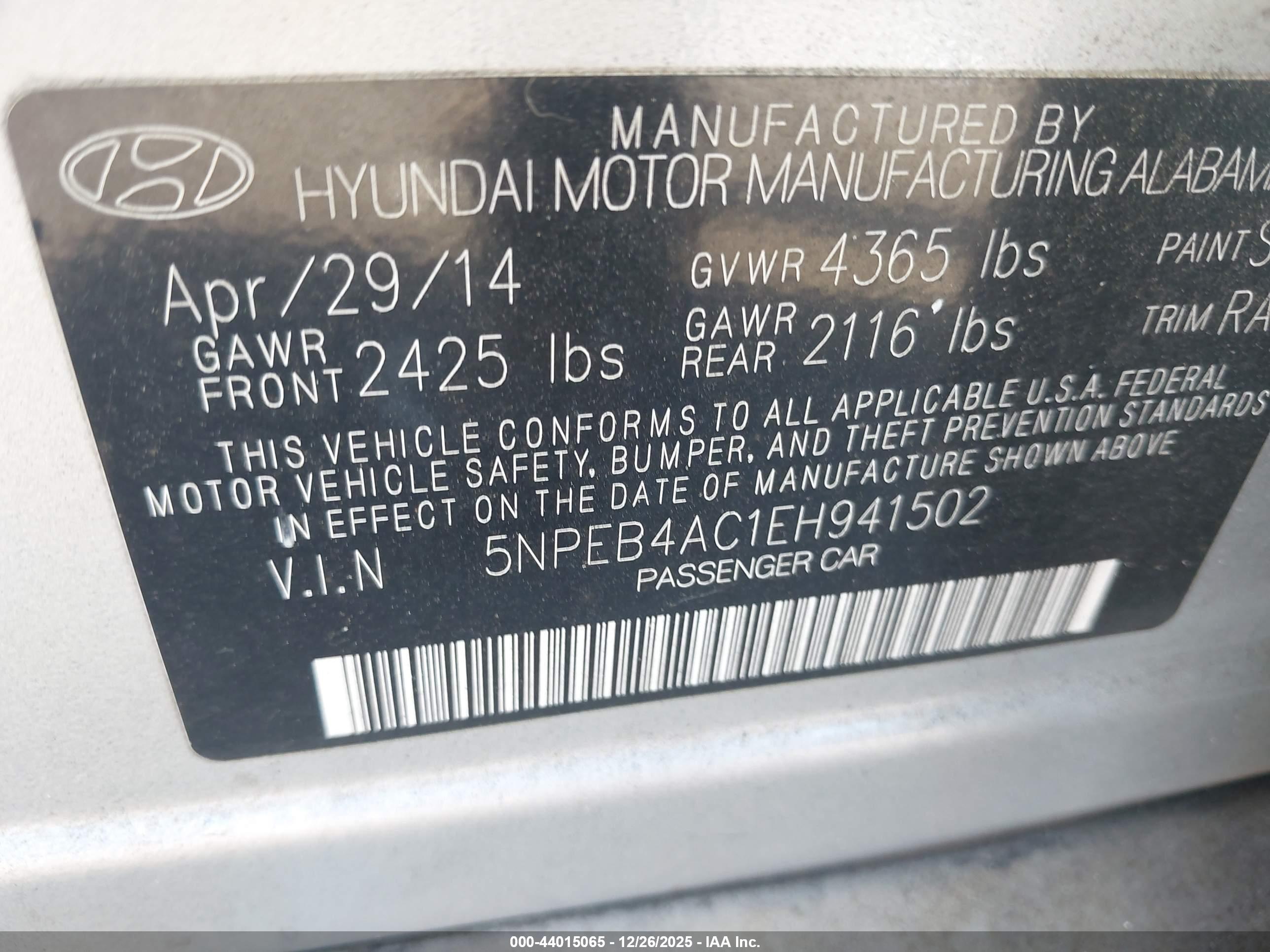 HYUNDAI SONATA image 9
