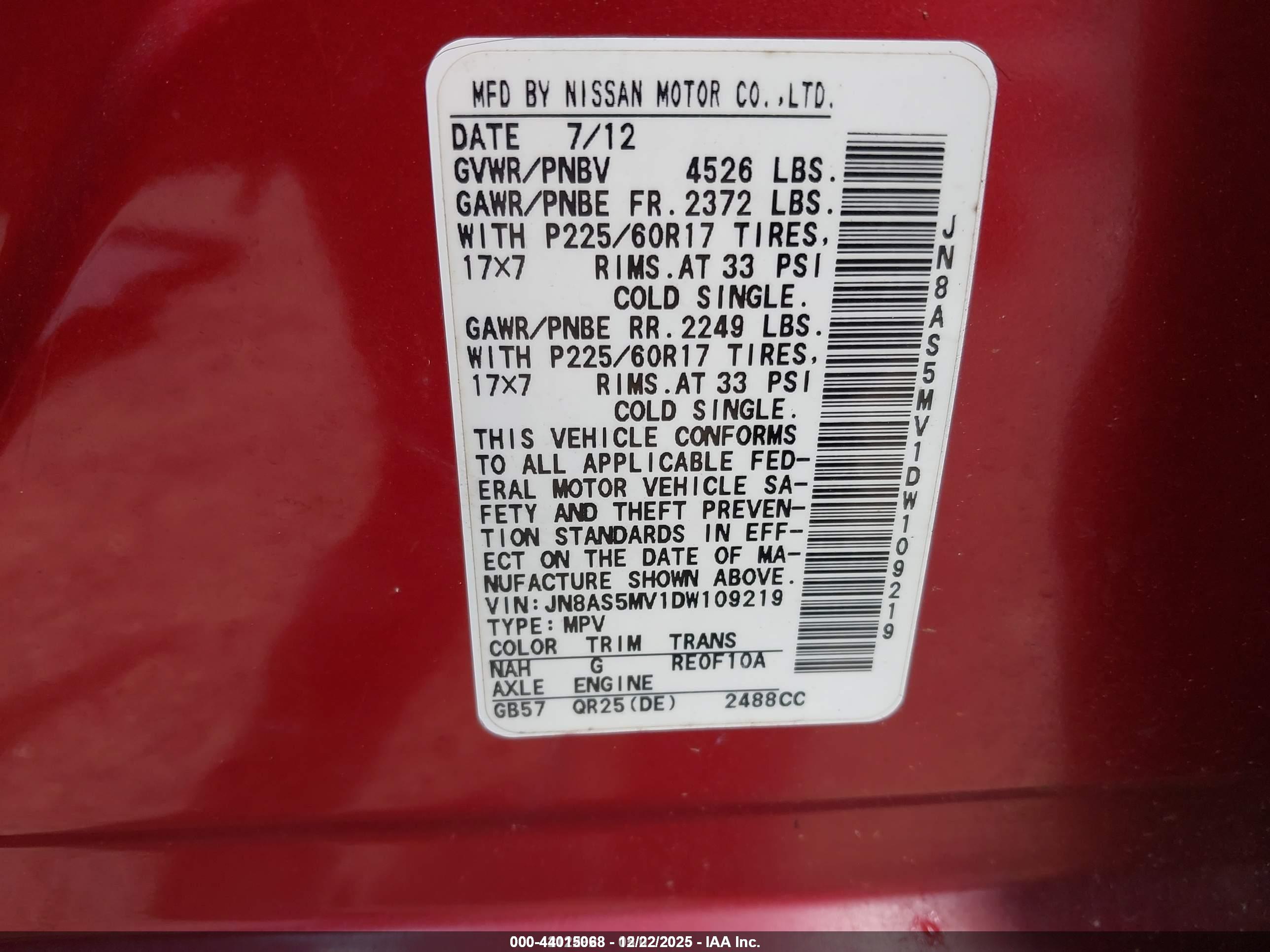 NISSAN ROGUE image 9
