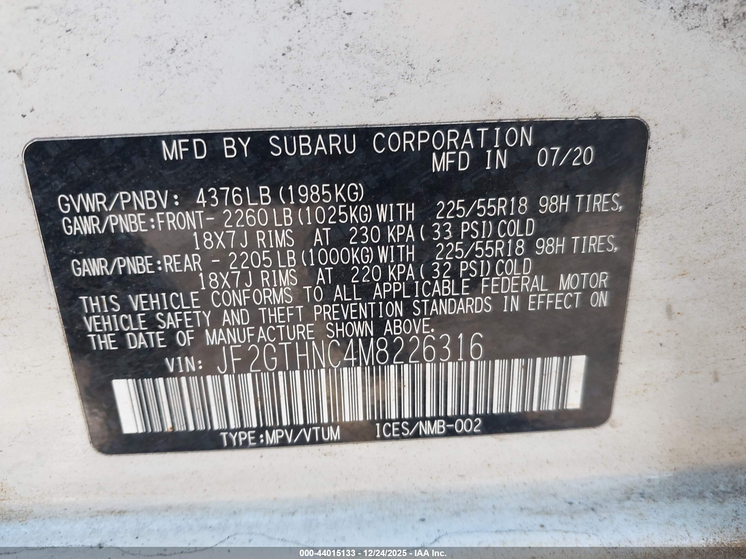 SUBARU CROSSTREK image 9