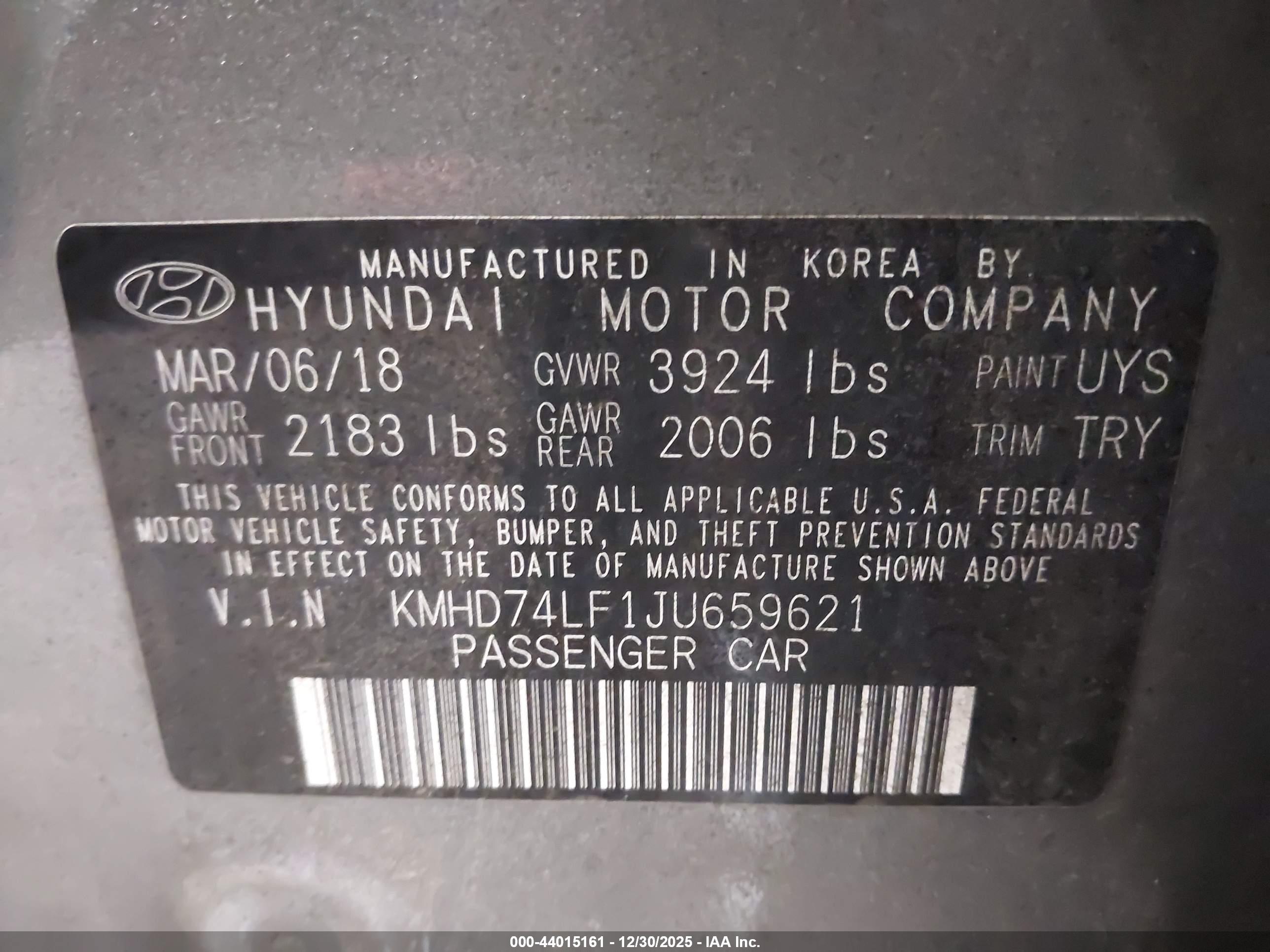 HYUNDAI ELANTRA image 9