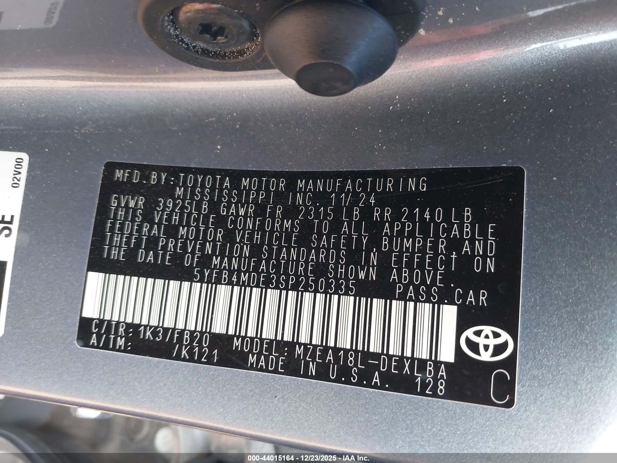 TOYOTA COROLLA image 9