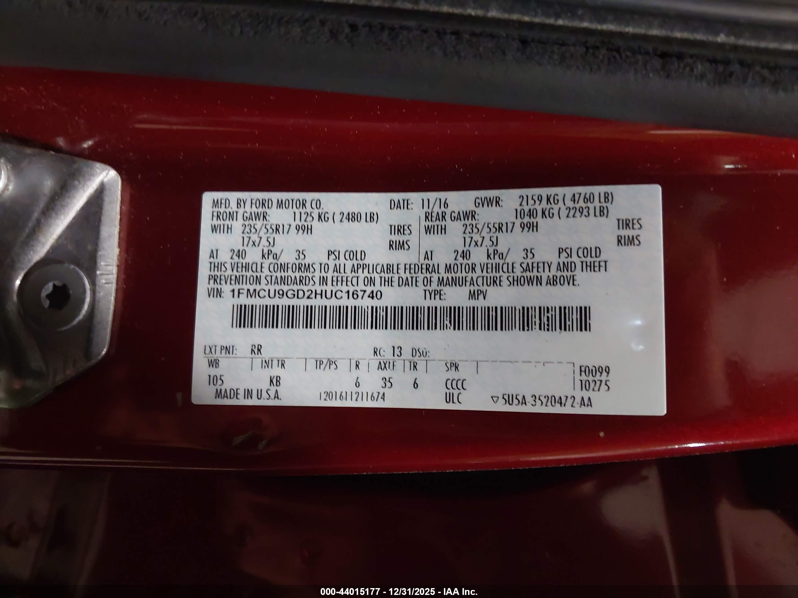 FORD ESCAPE image 9