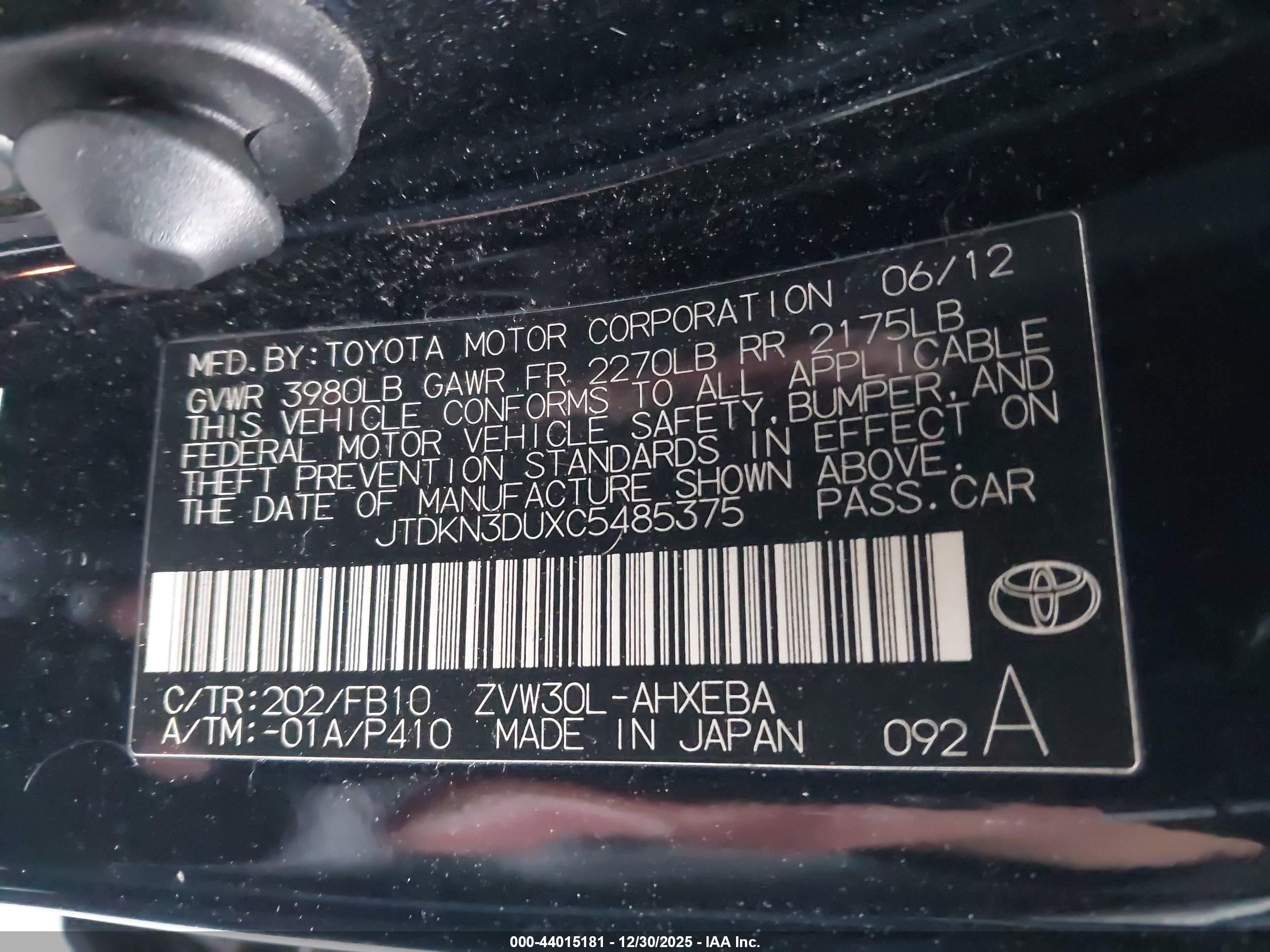 TOYOTA PRIUS image 9
