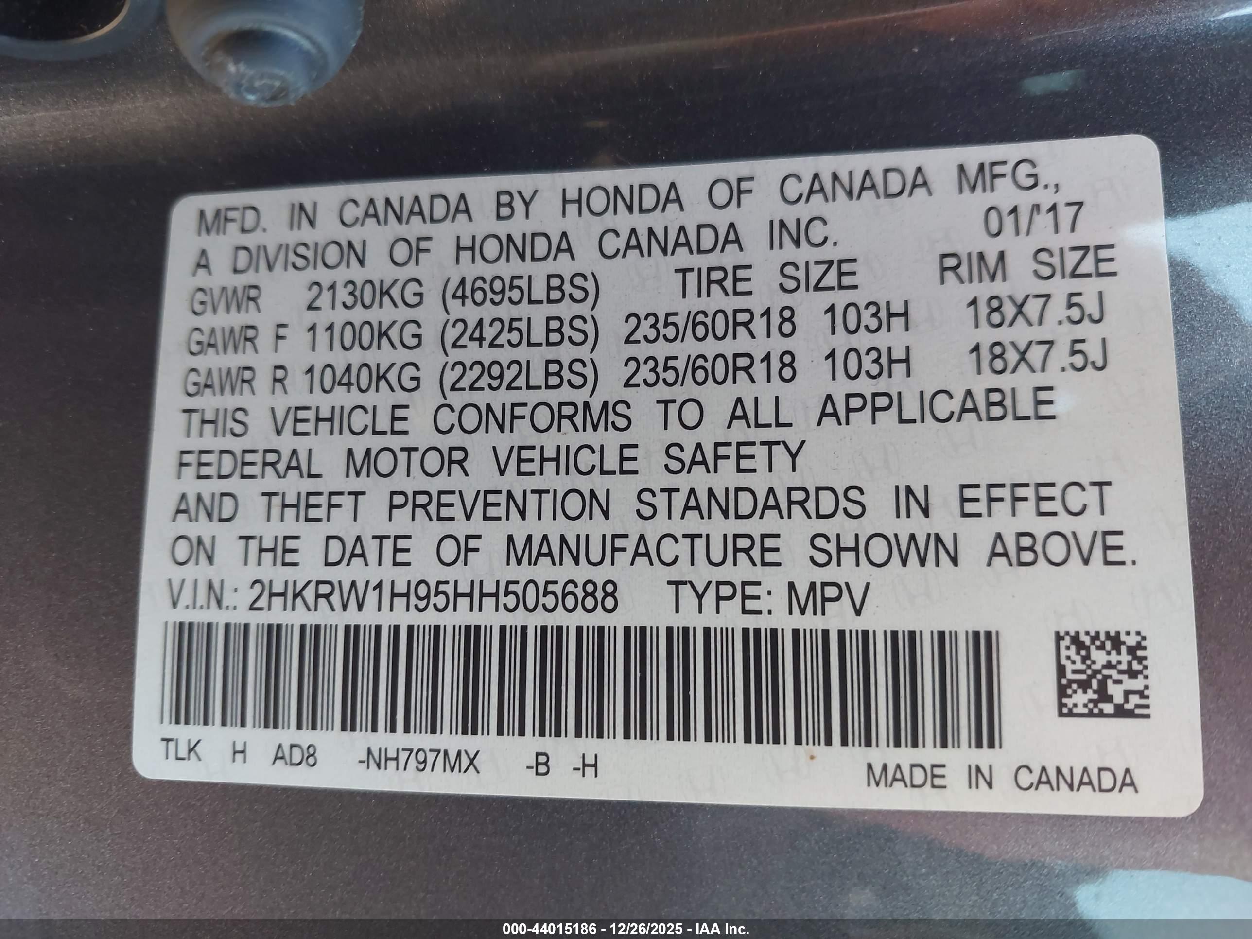 HONDA CR-V image 9