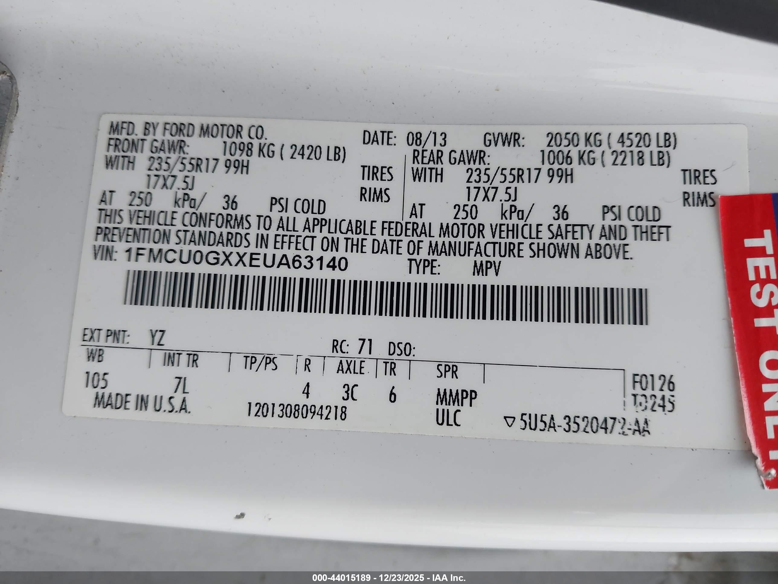 FORD ESCAPE image 9