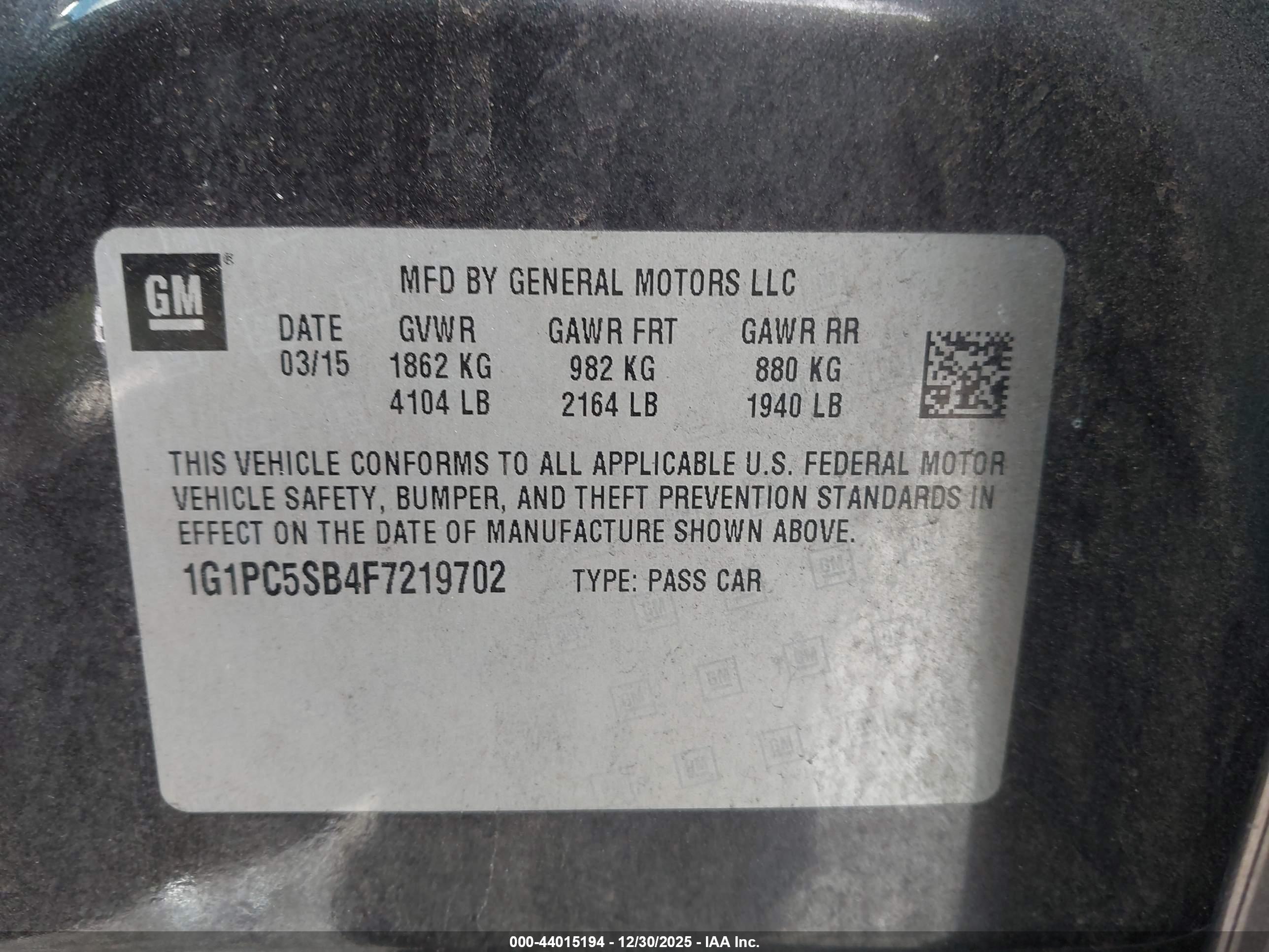 CHEVROLET CRUZE image 9