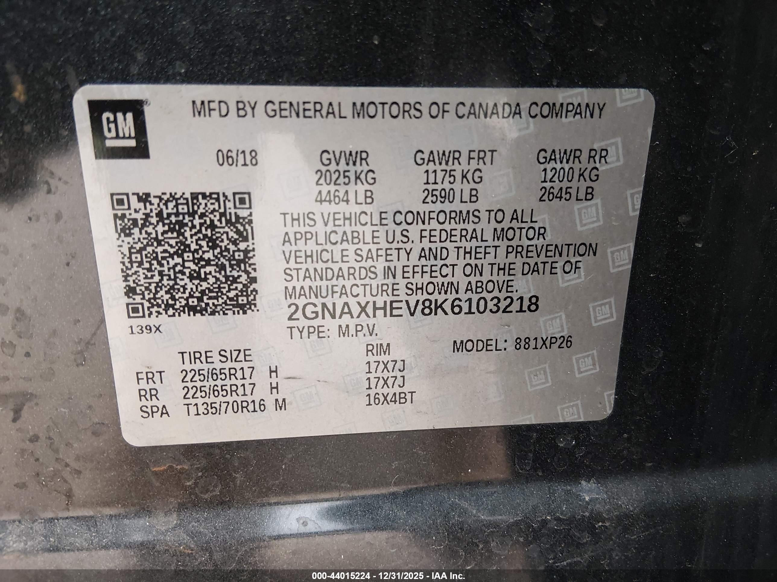 CHEVROLET EQUINOX image 9