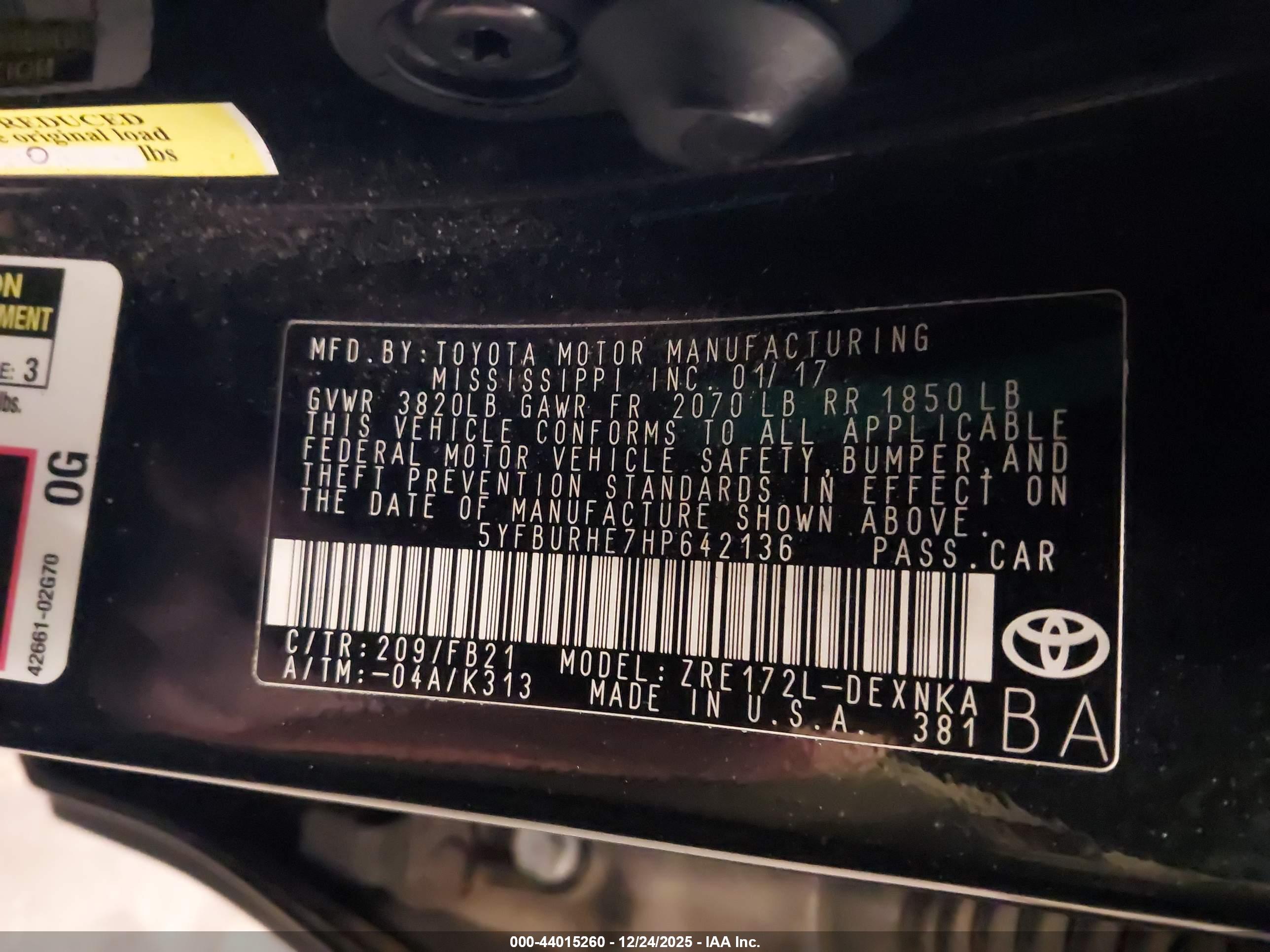 TOYOTA COROLLA image 9