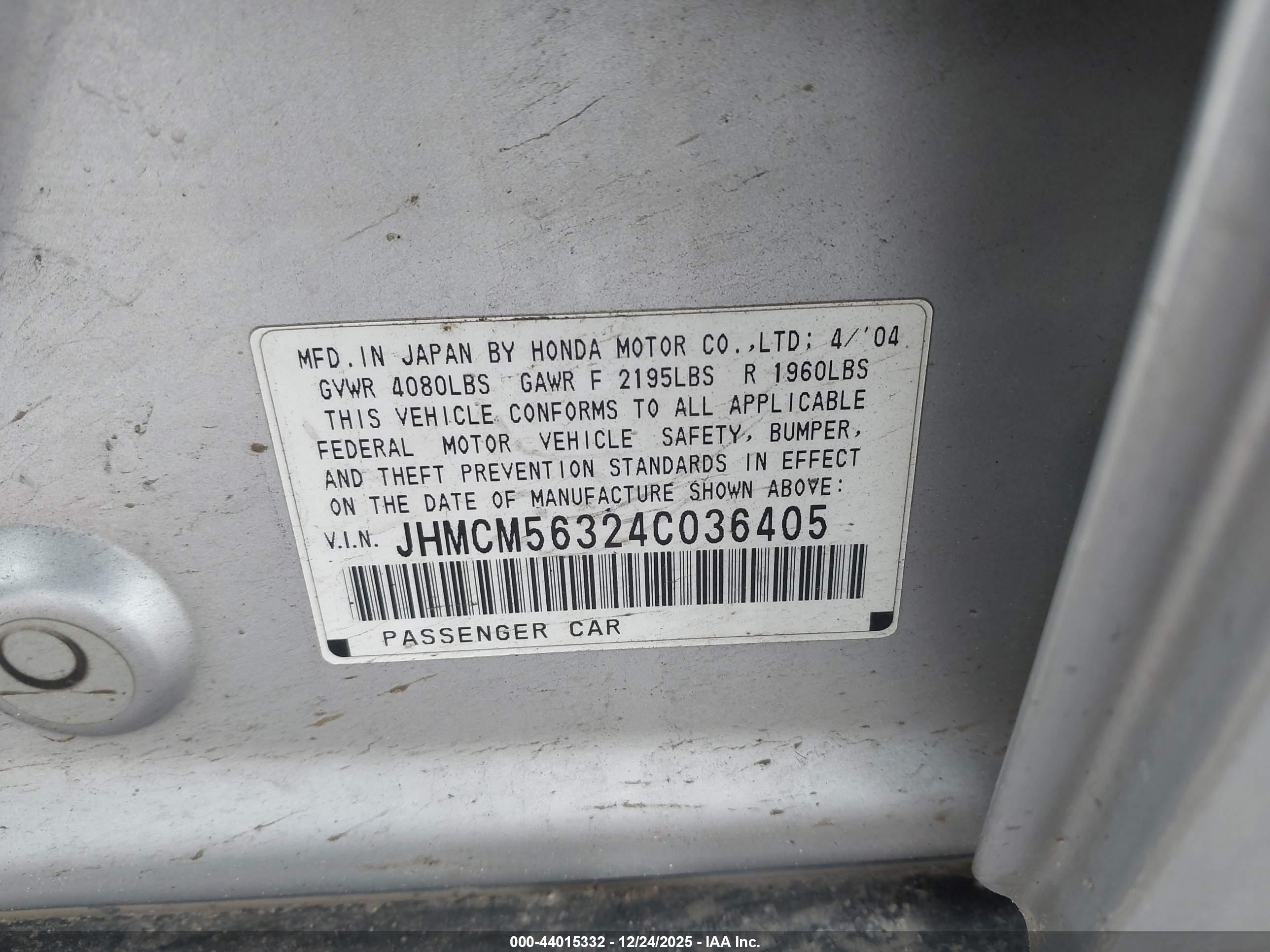 HONDA ACCORD image 9