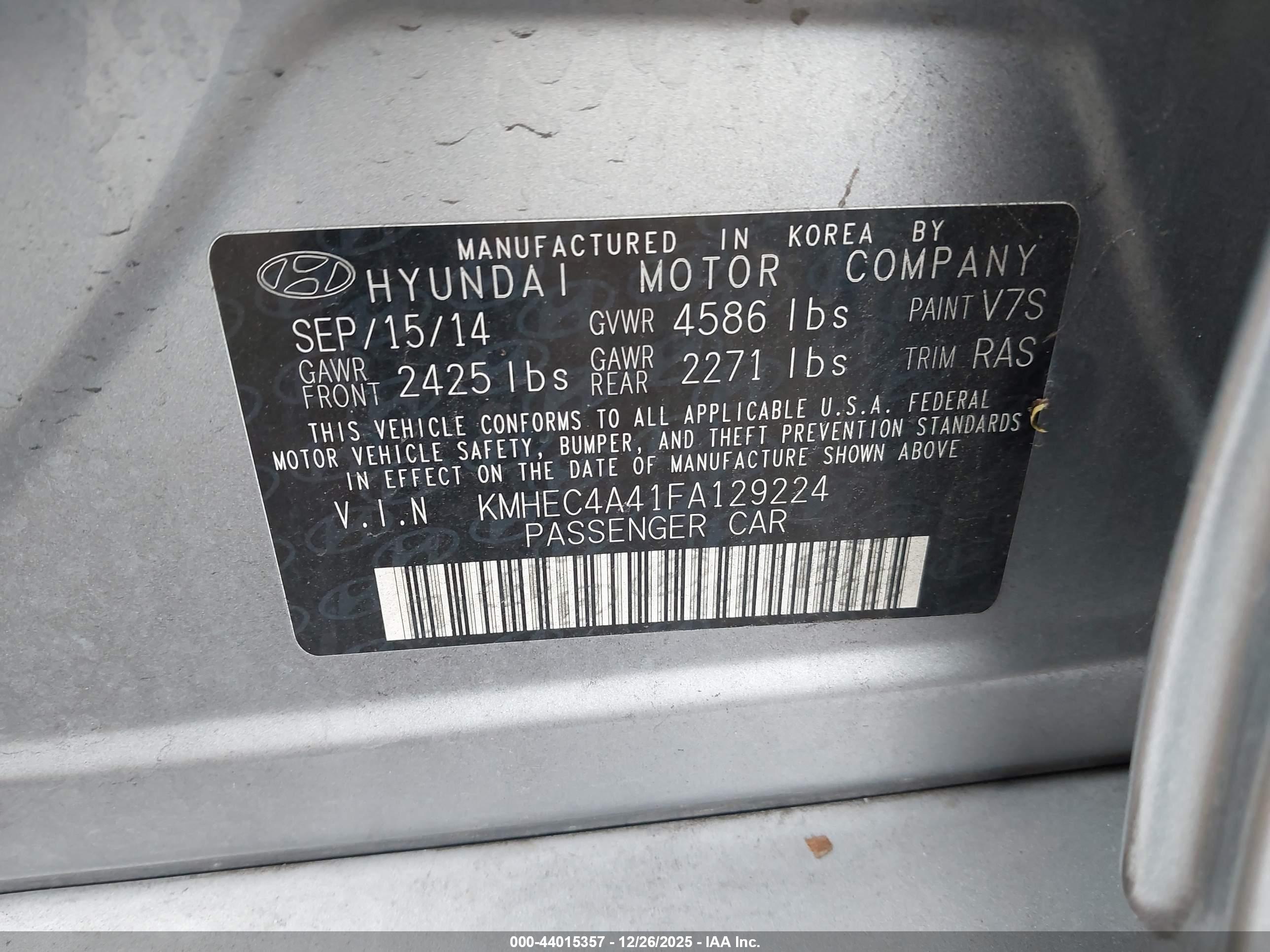 HYUNDAI SONATA image 9