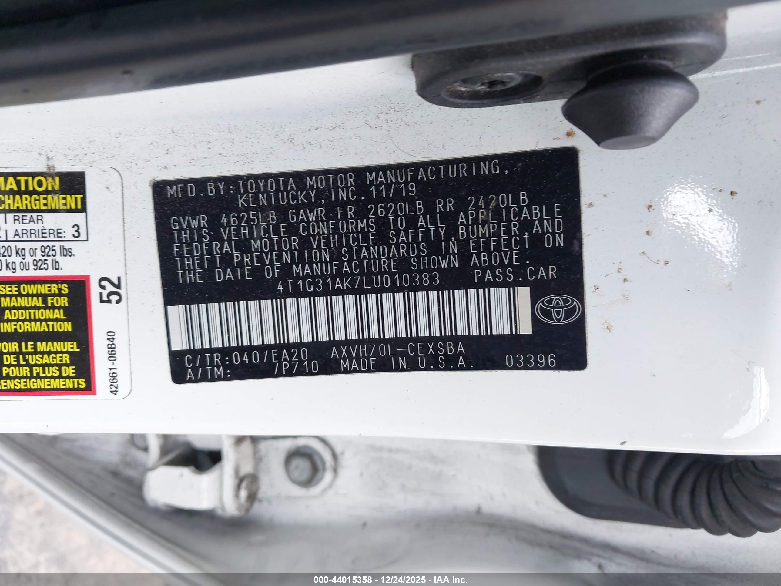 TOYOTA CAMRY image 9