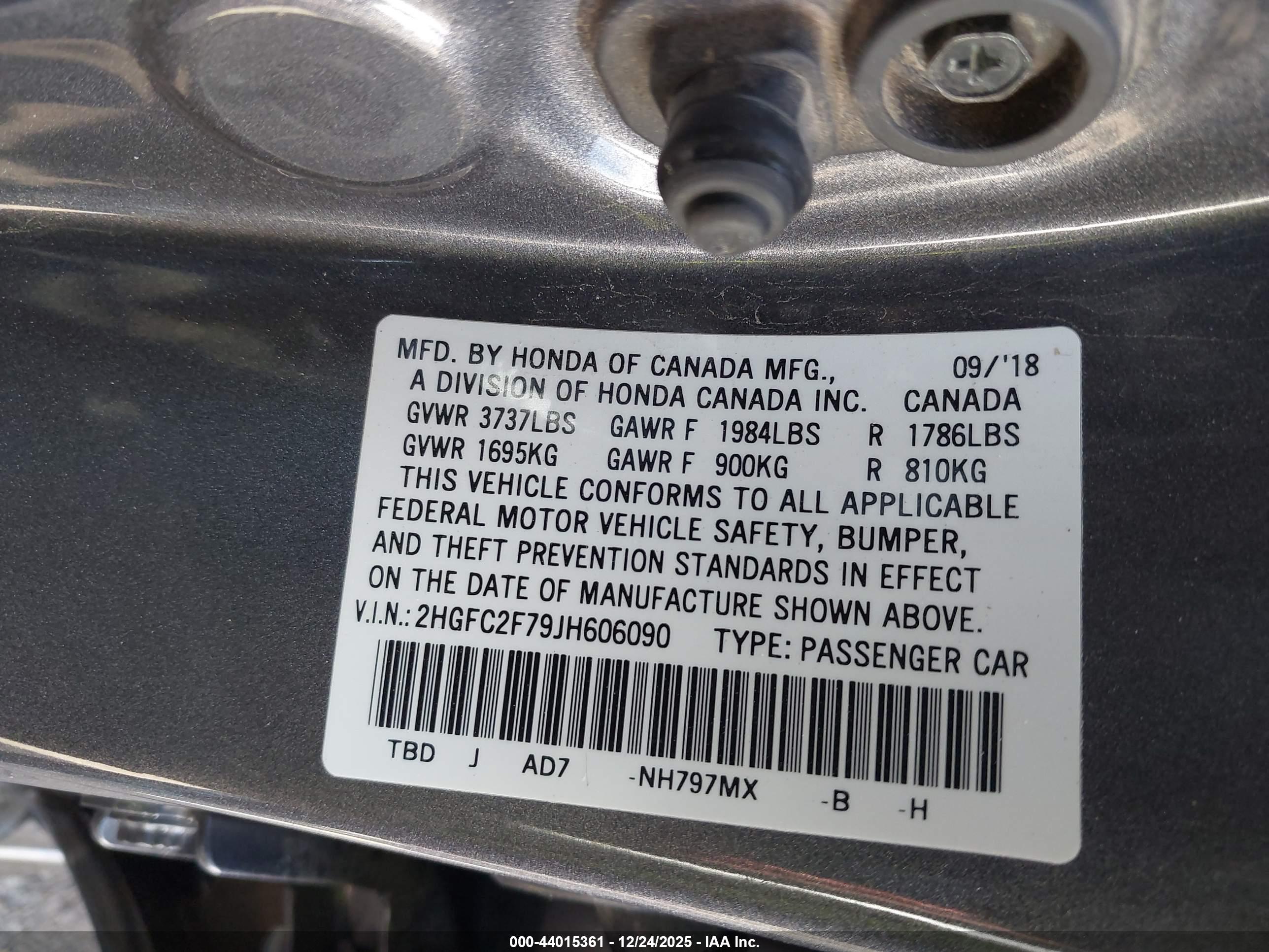 HONDA CIVIC image 9