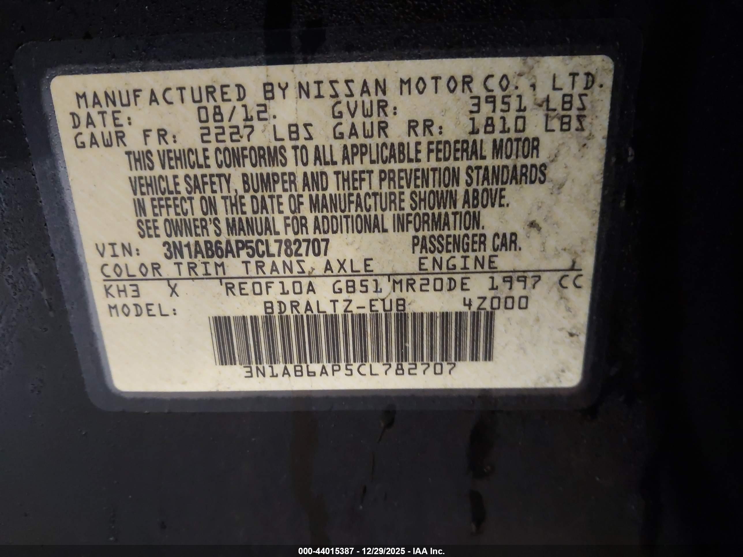 NISSAN SENTRA image 9