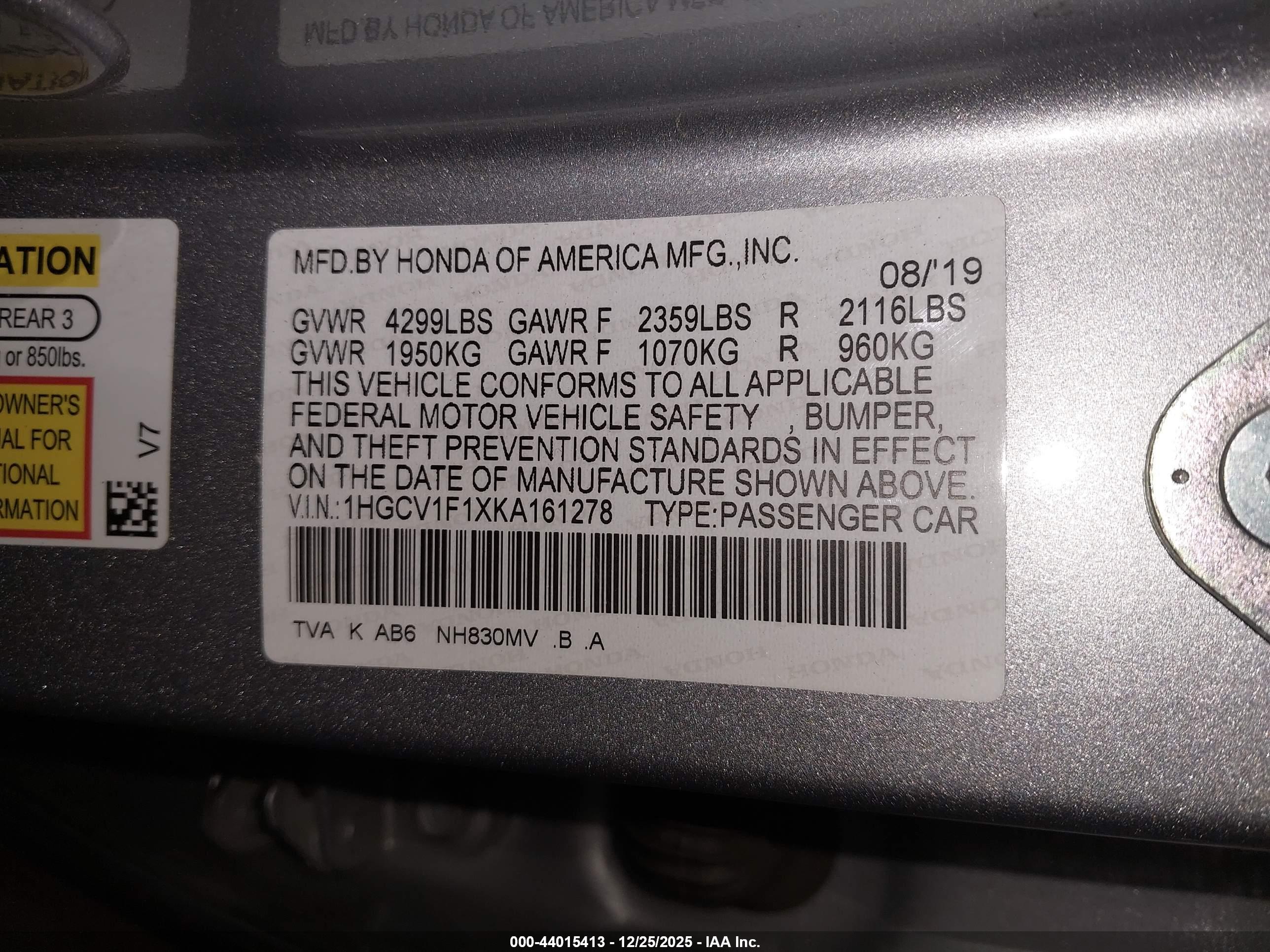 HONDA ACCORD image 9