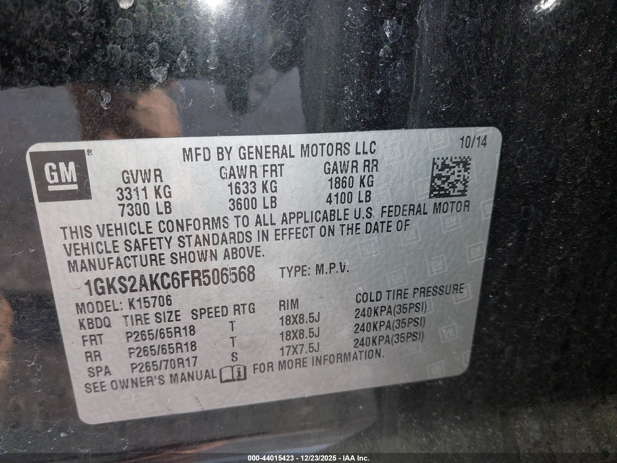 GMC YUKON image 9