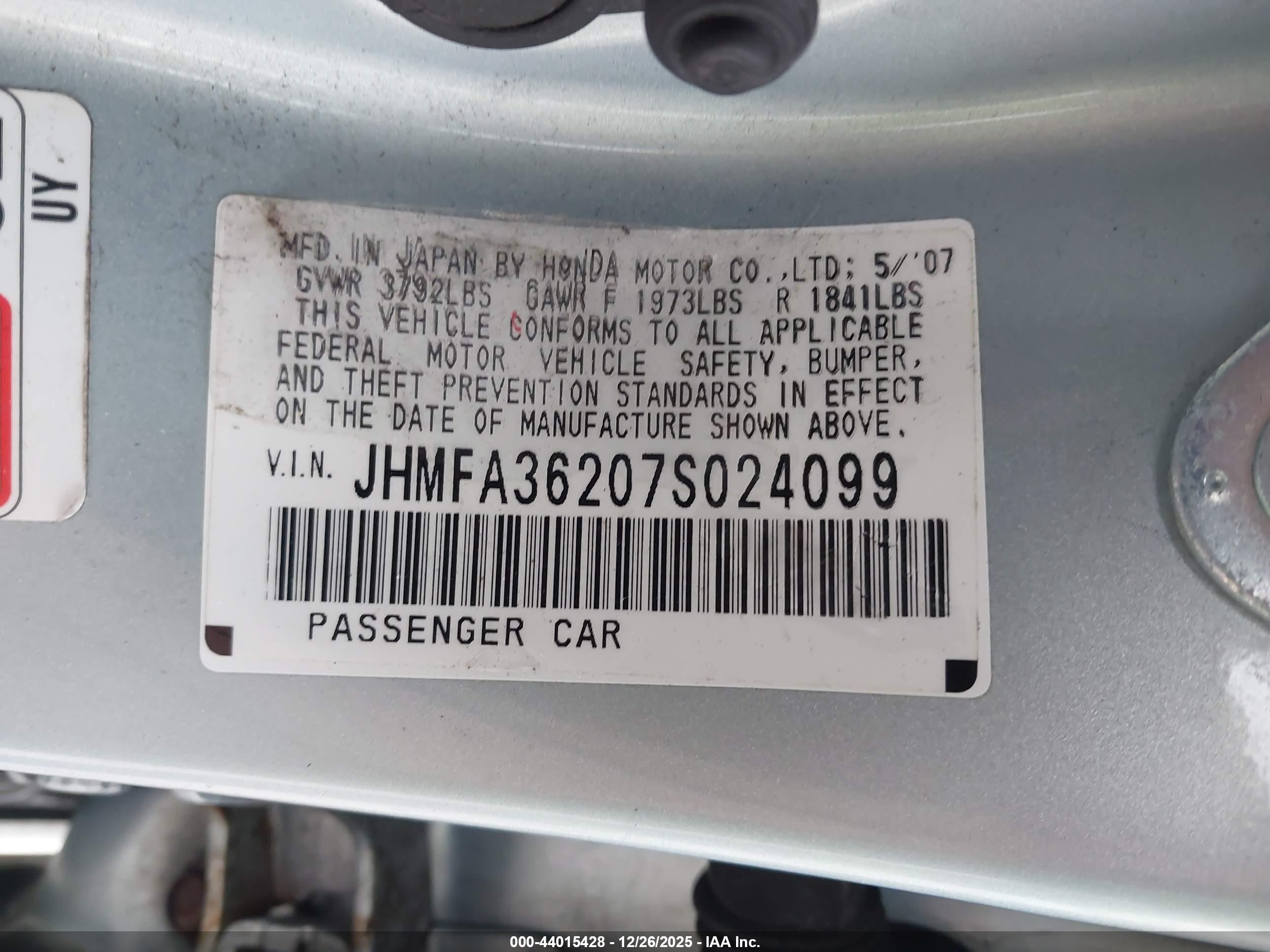 HONDA CIVIC image 9