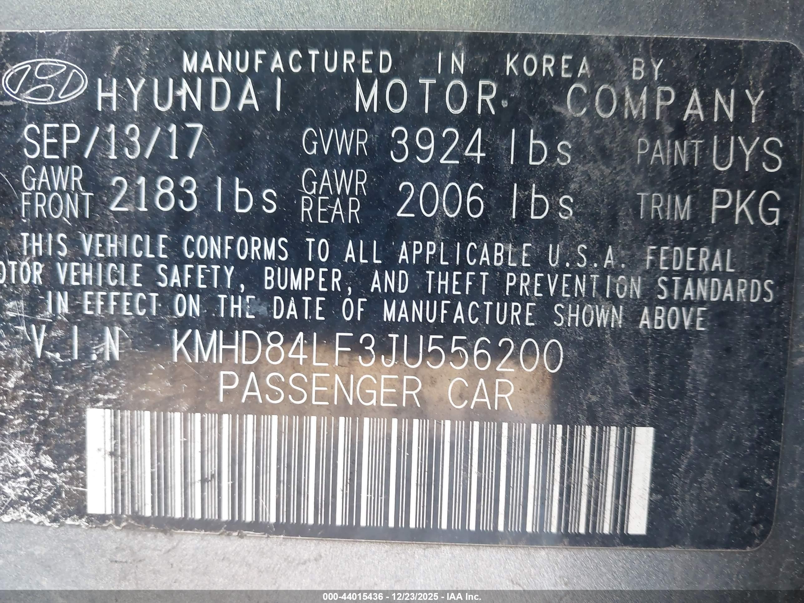 HYUNDAI ELANTRA image 9