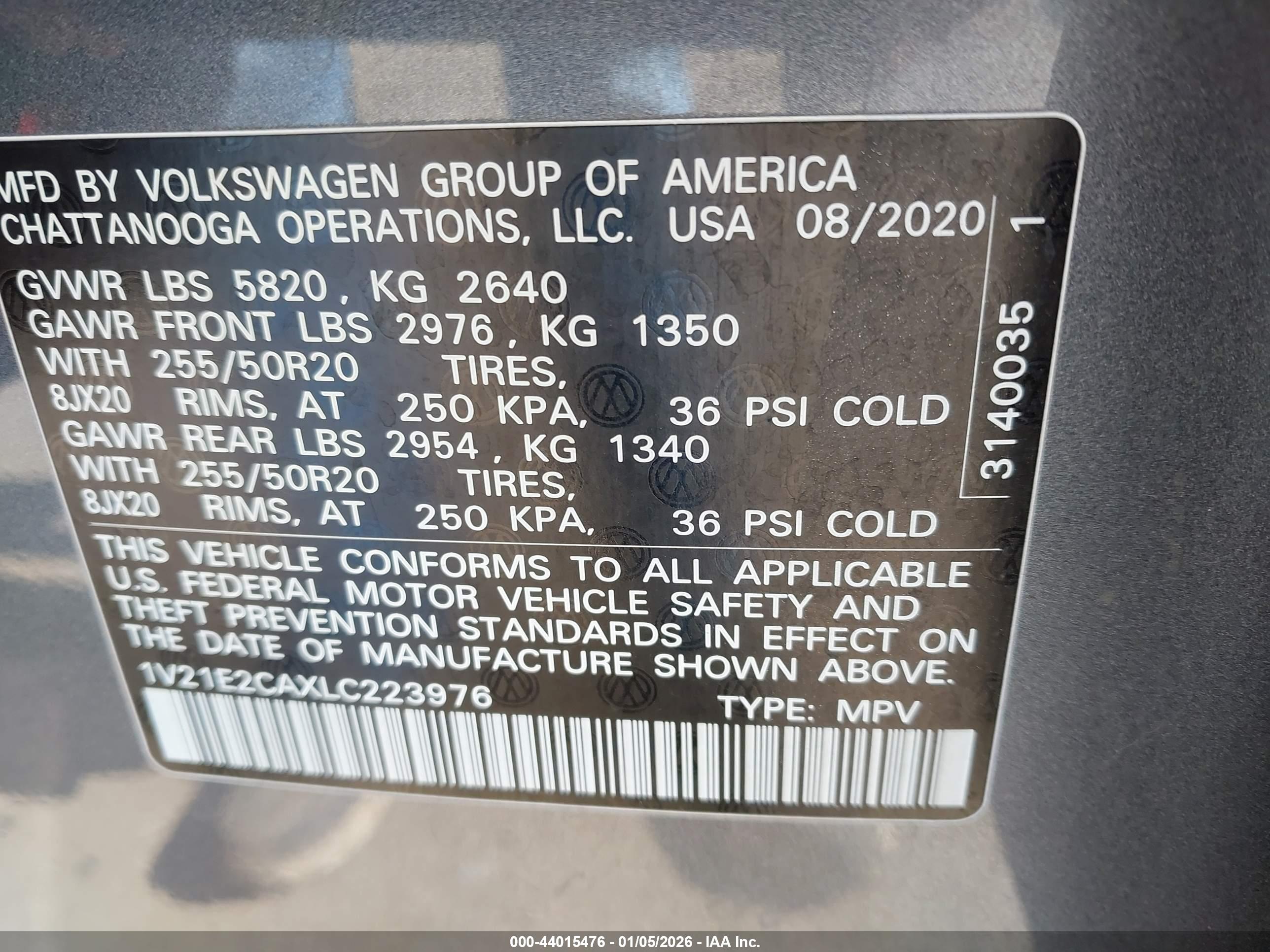 VOLKSWAGEN ATLAS image 9