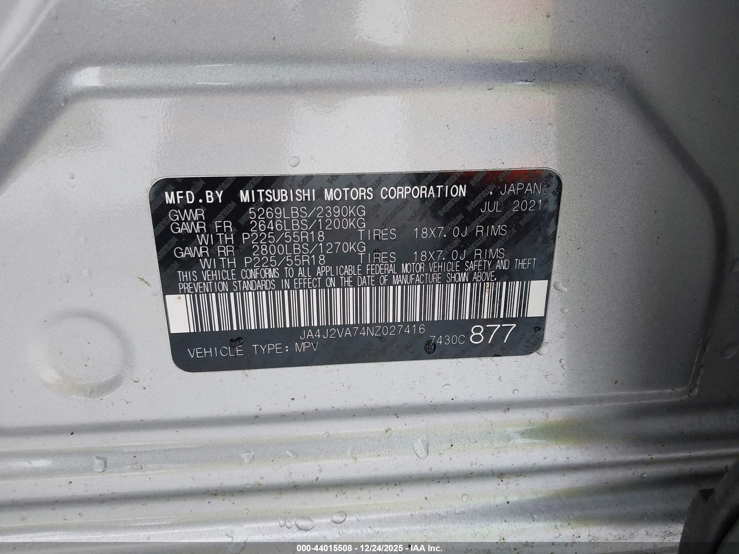 MITSUBISHI OUTLANDER image 9