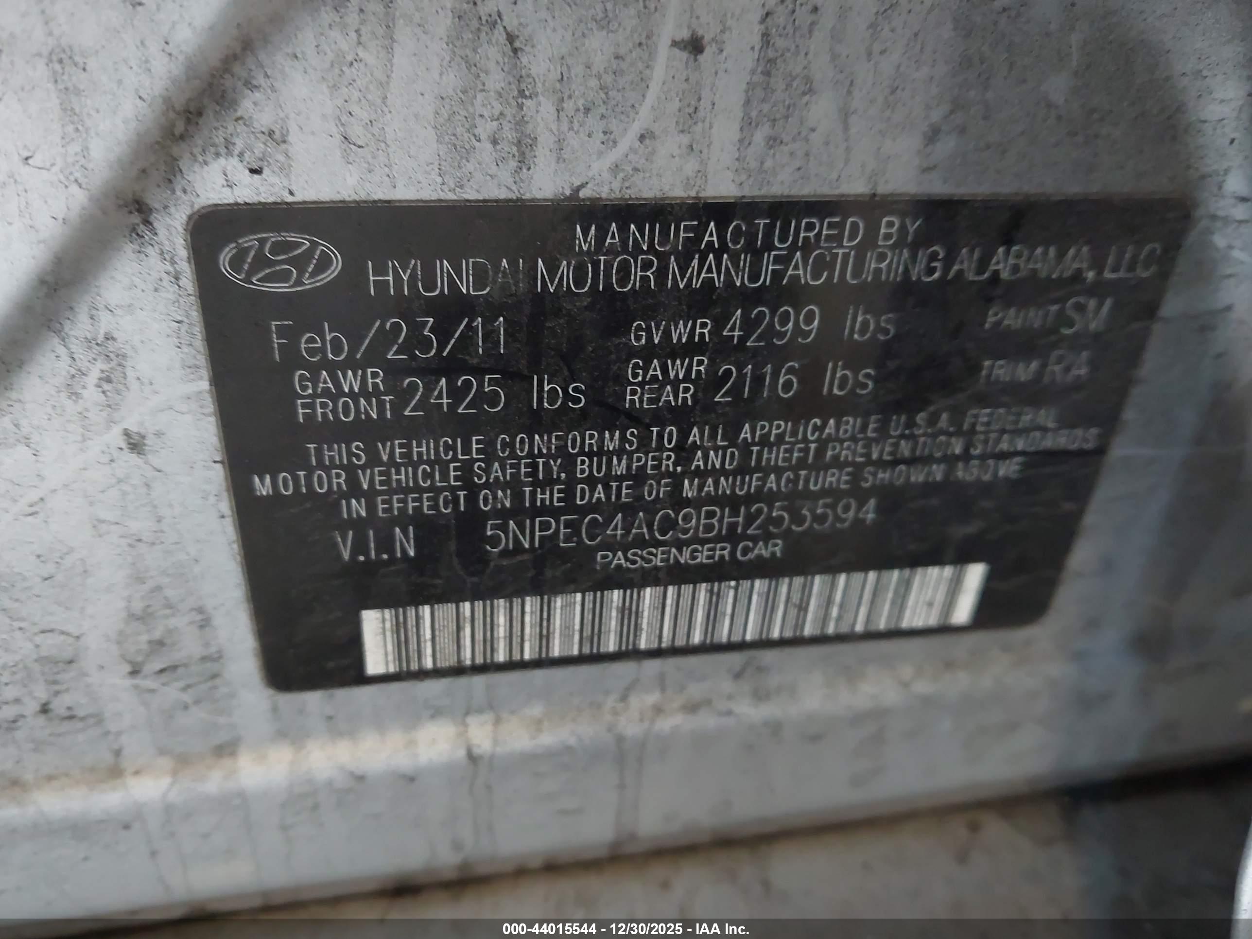HYUNDAI SONATA image 9