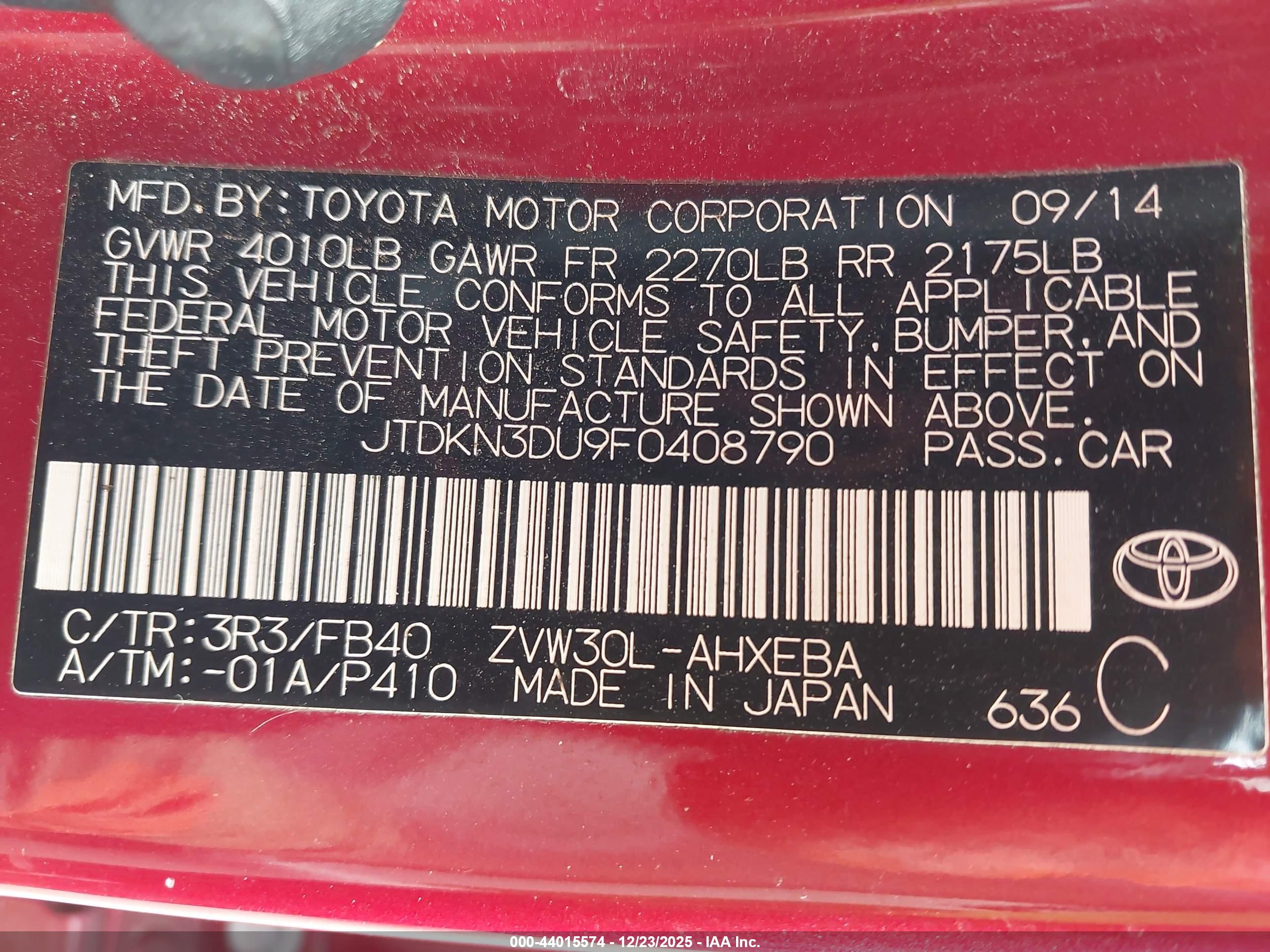 TOYOTA PRIUS image 9
