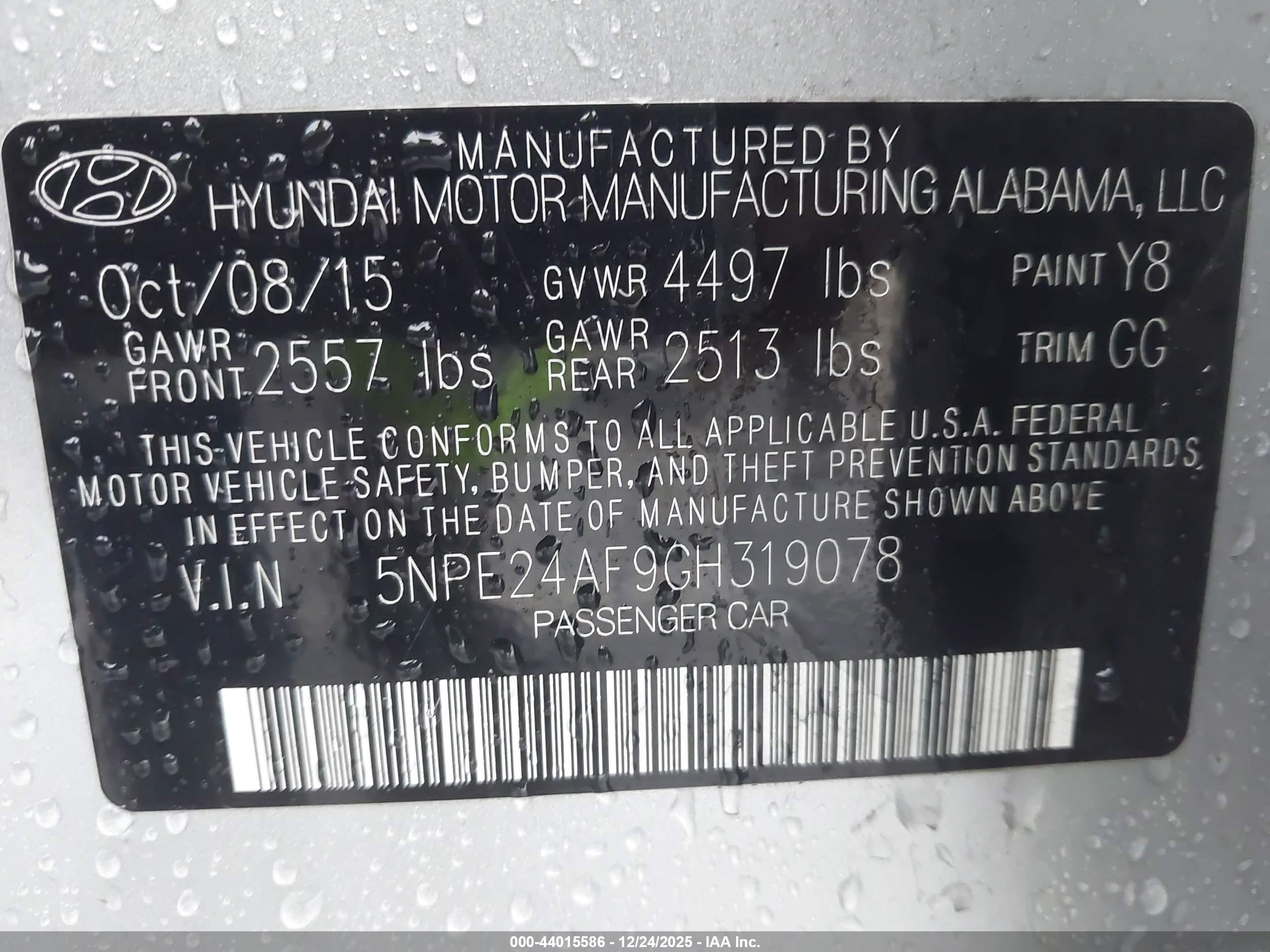 HYUNDAI SONATA image 9