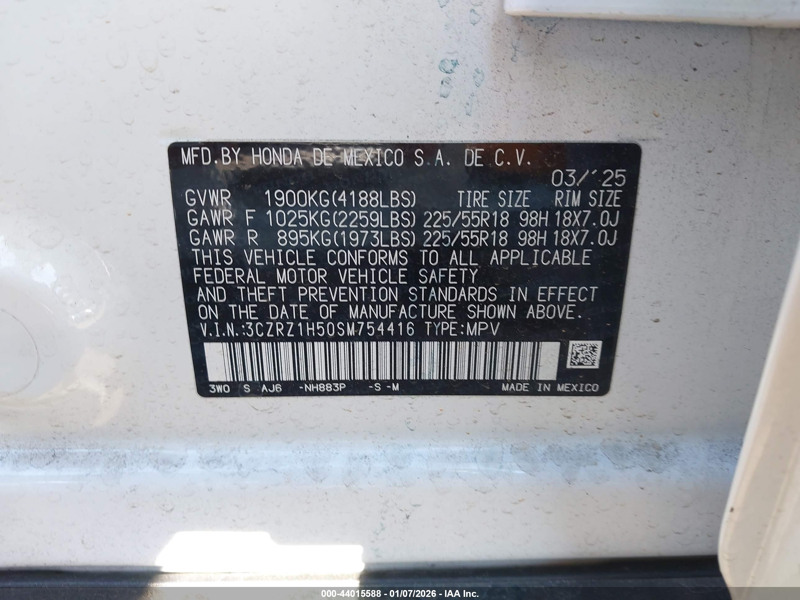 HONDA HR-V image 9