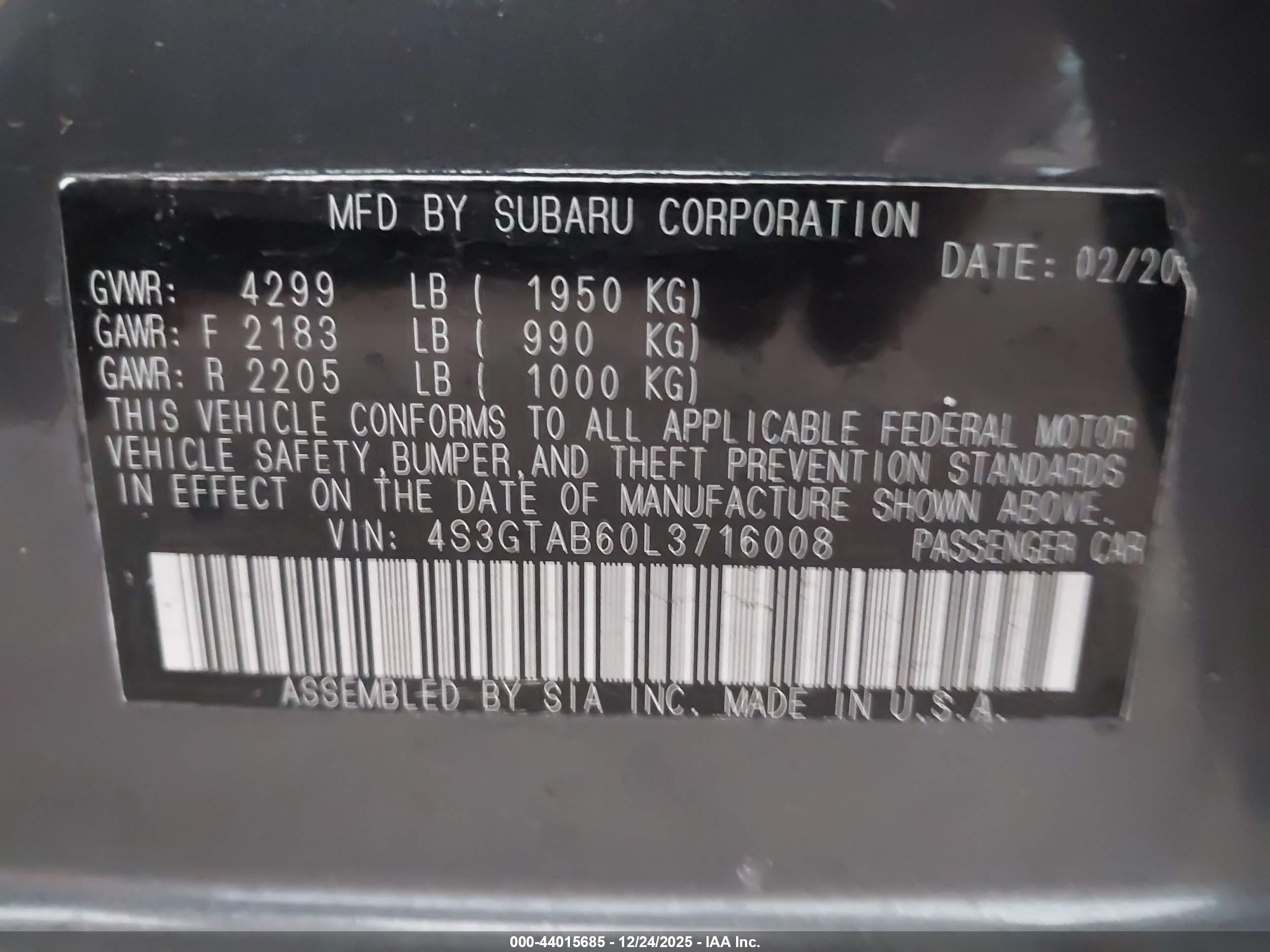 SUBARU IMPREZA image 9