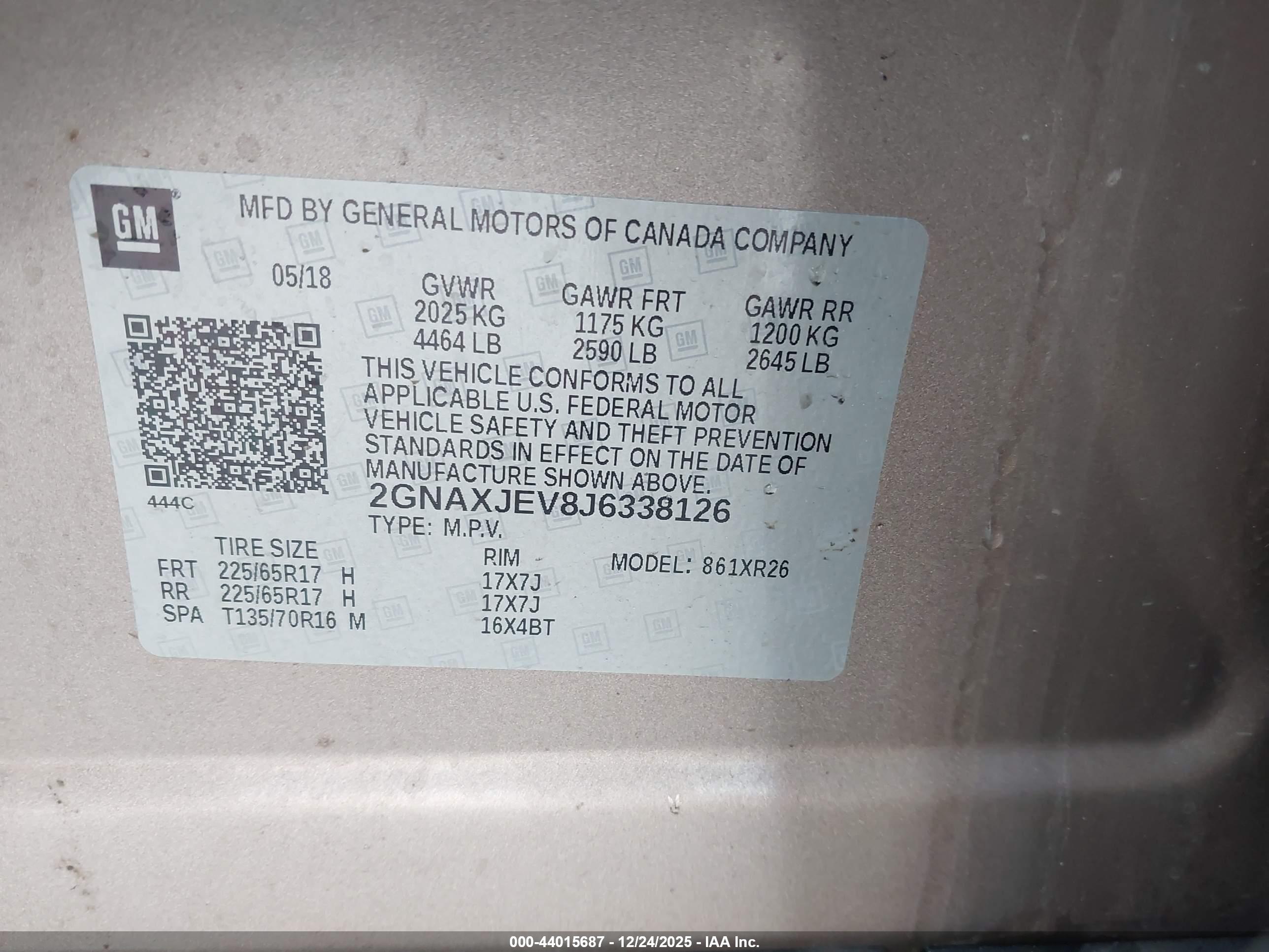 CHEVROLET EQUINOX image 9
