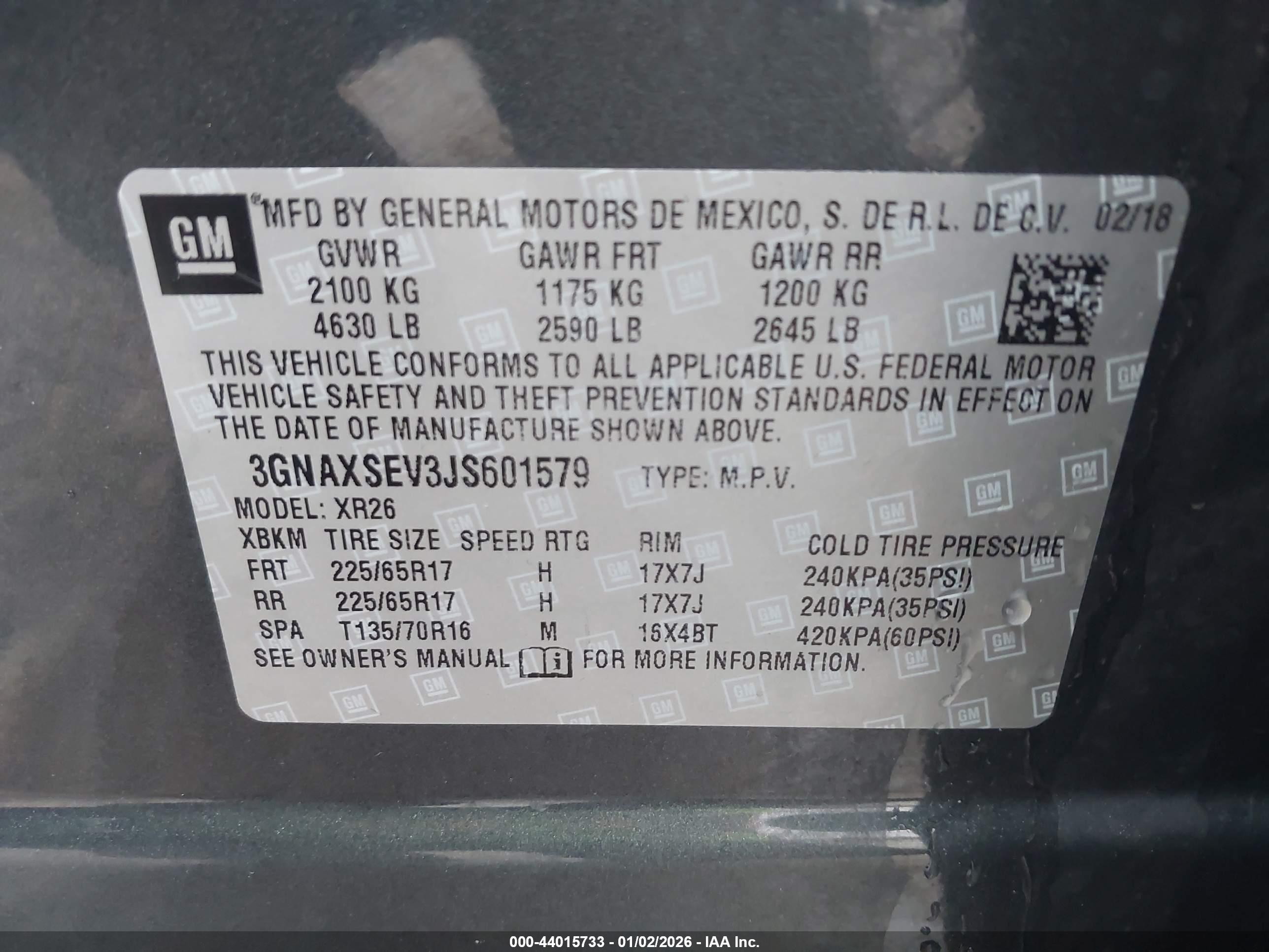 CHEVROLET EQUINOX image 9