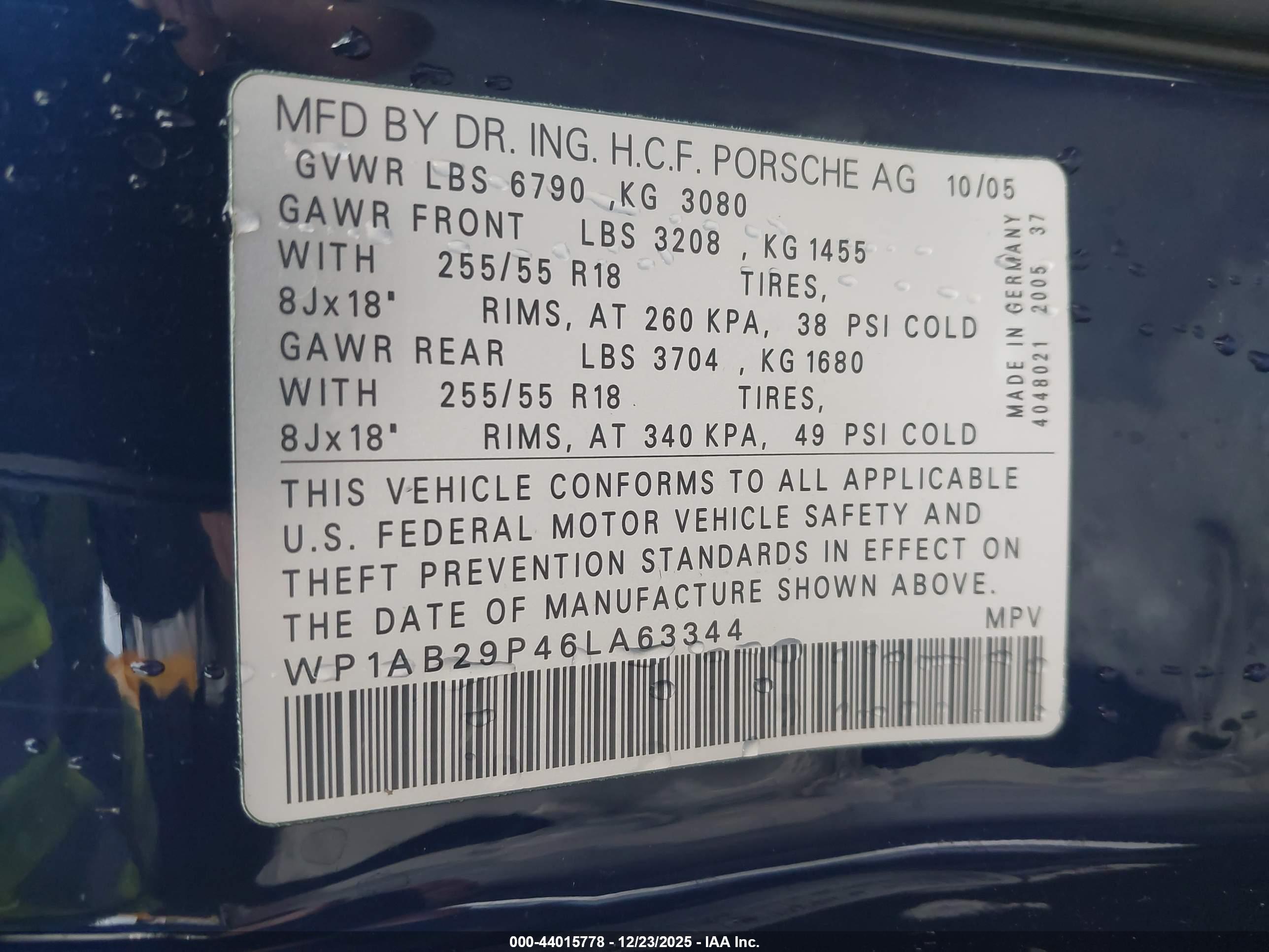 PORSCHE CAYENNE image 9