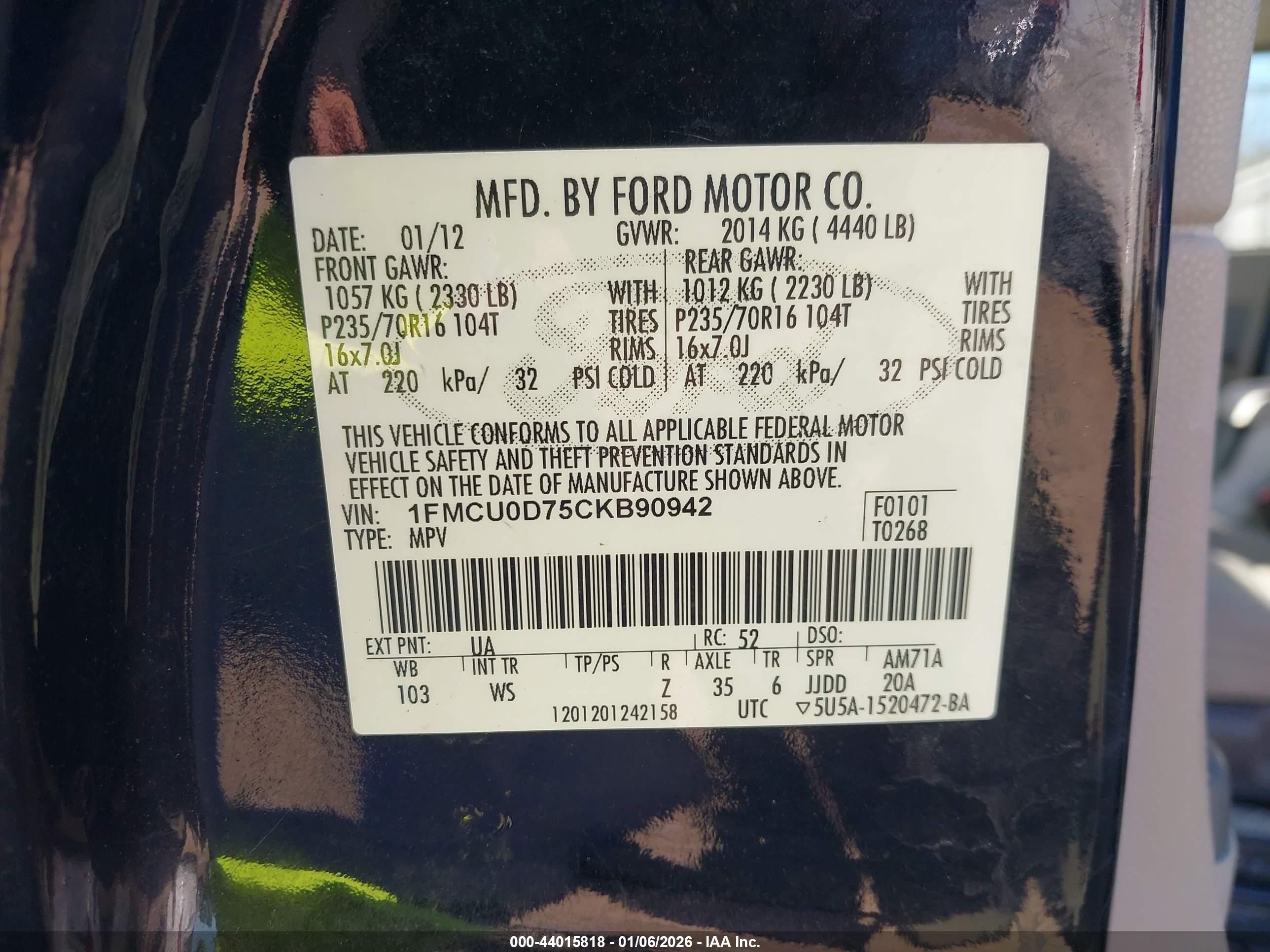 FORD ESCAPE image 9