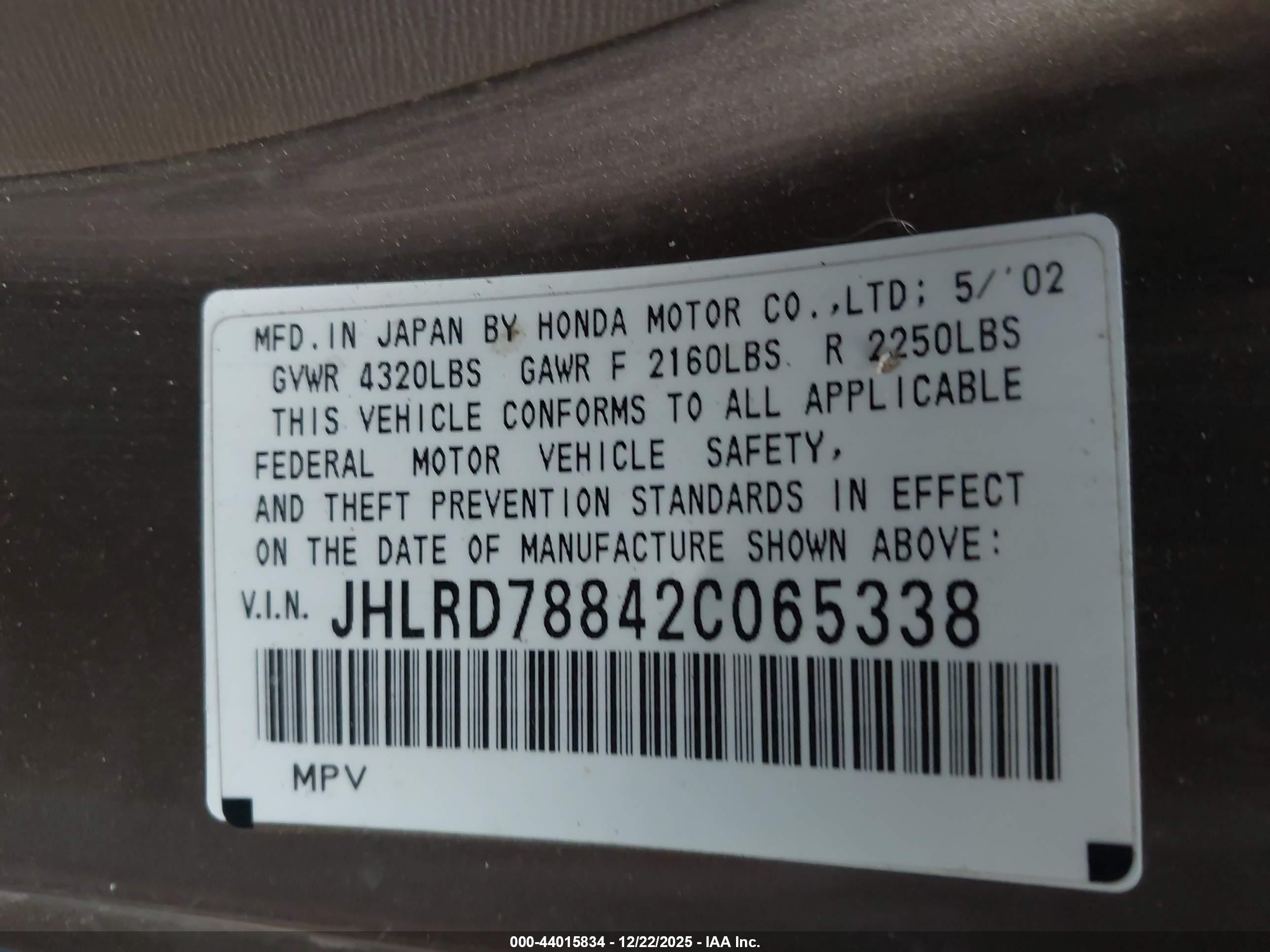 HONDA CR-V image 9
