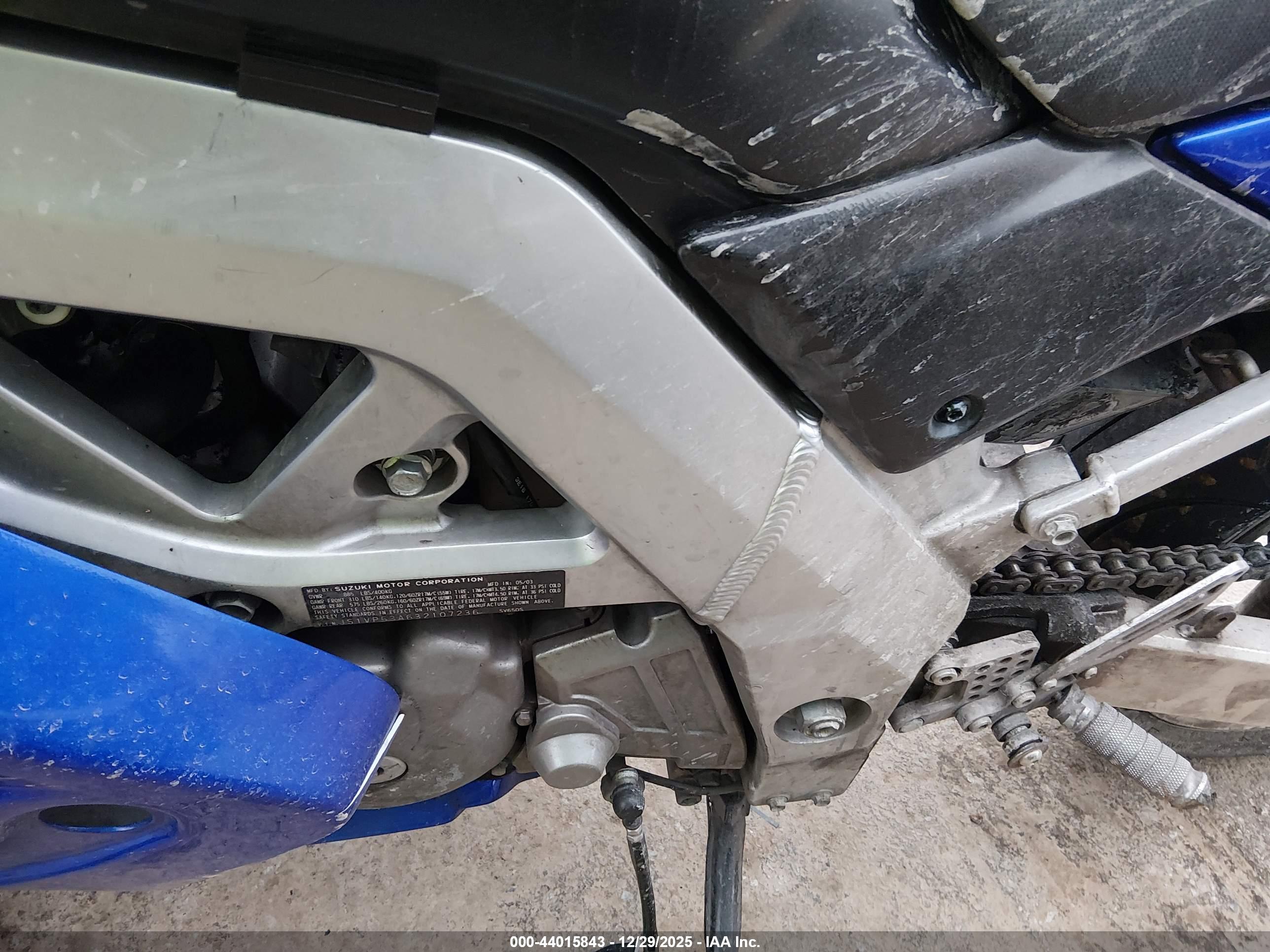 SUZUKI SV650 image 9