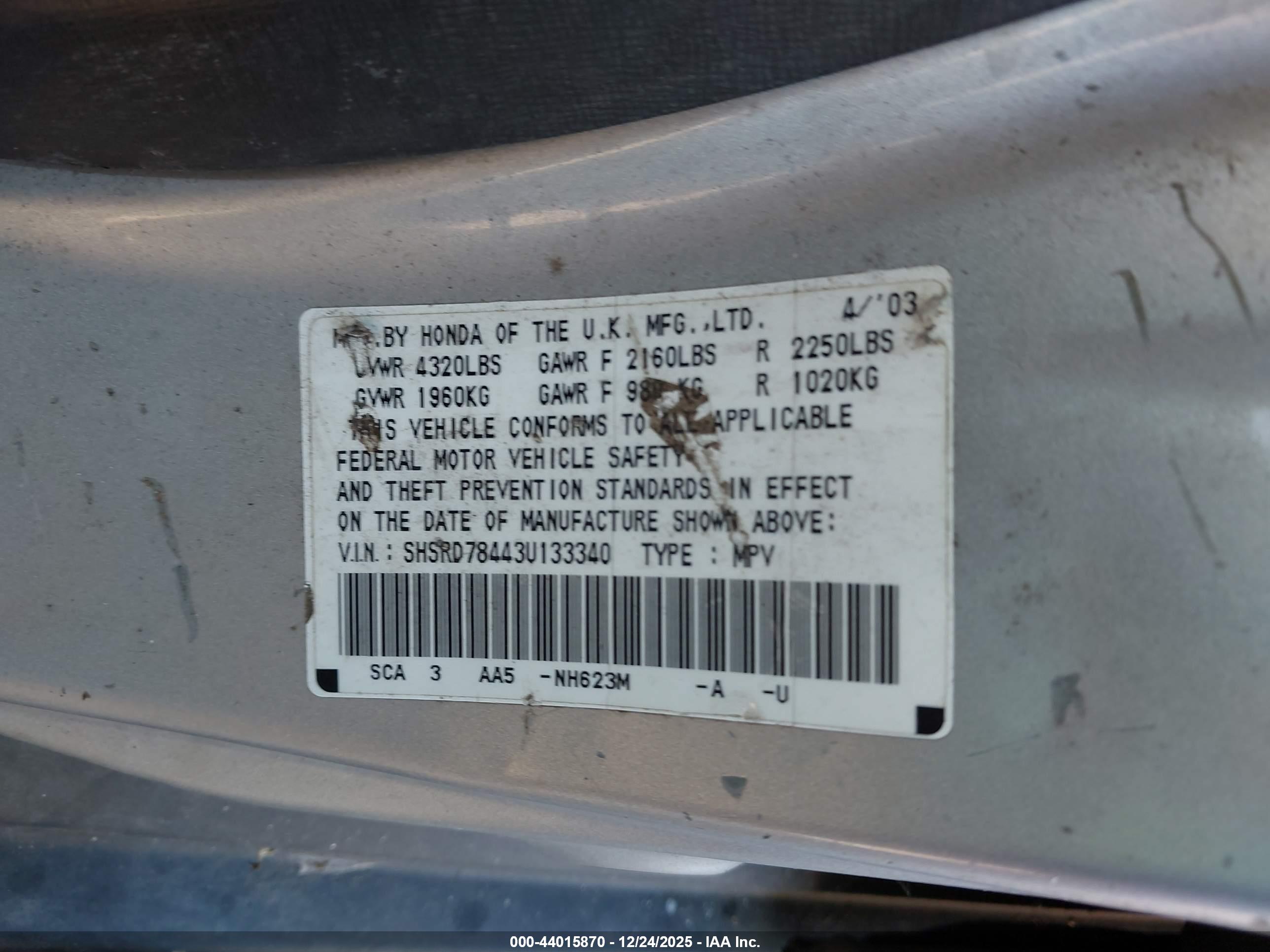HONDA CR-V image 9