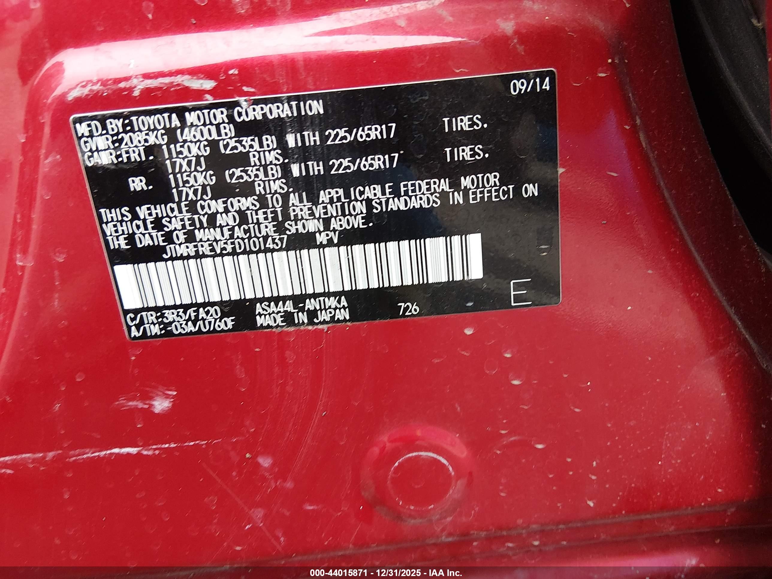 TOYOTA RAV4 image 9