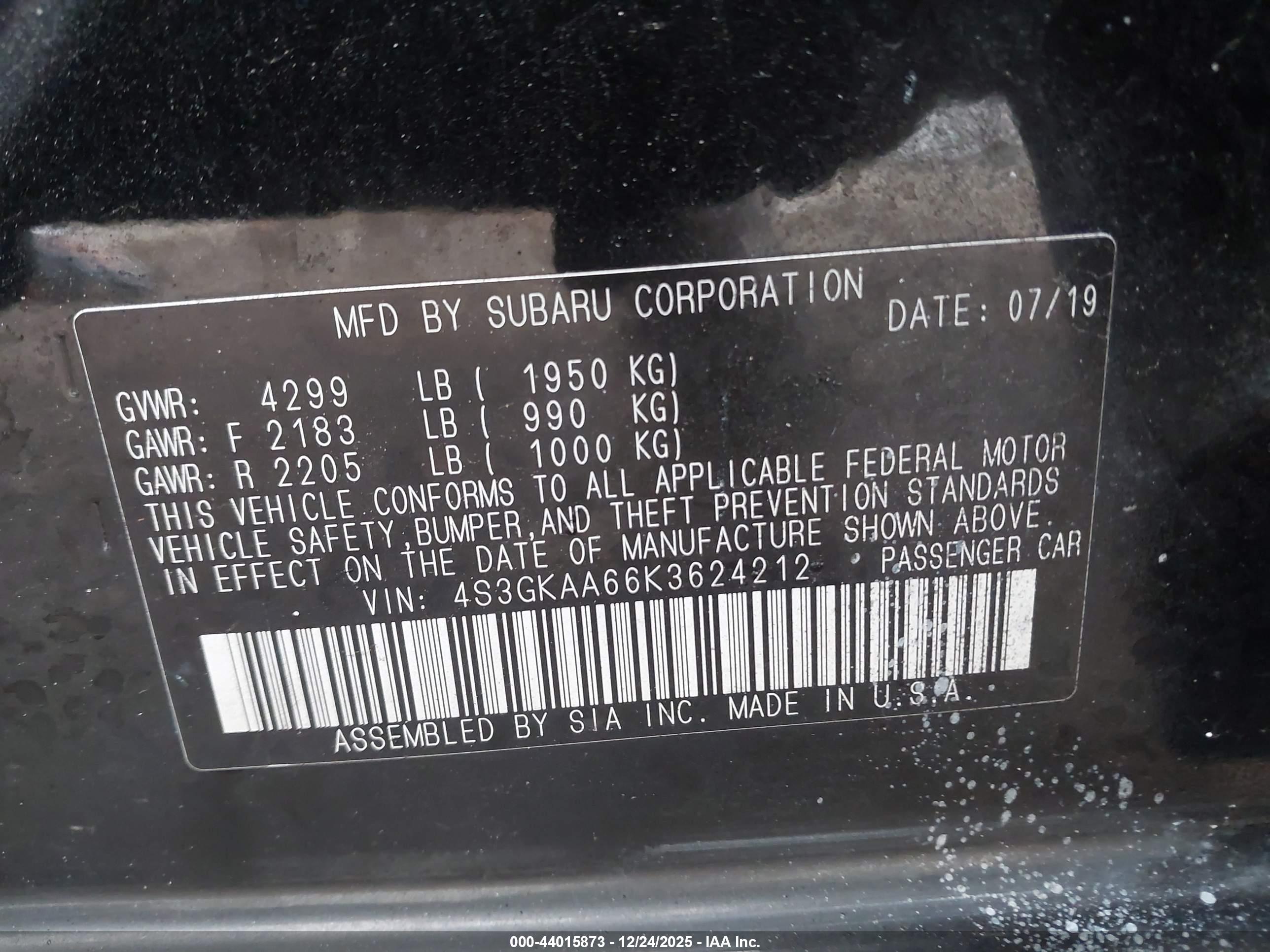 SUBARU IMPREZA image 9