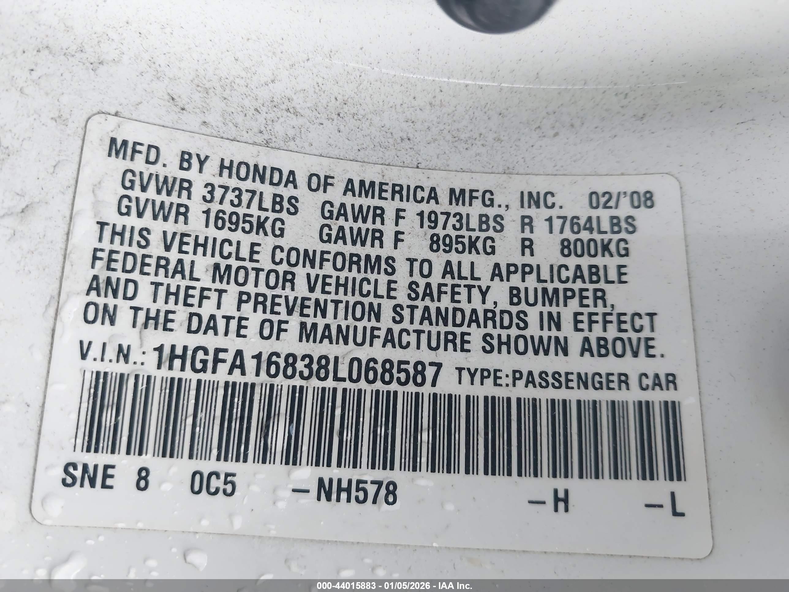 HONDA CIVIC image 9