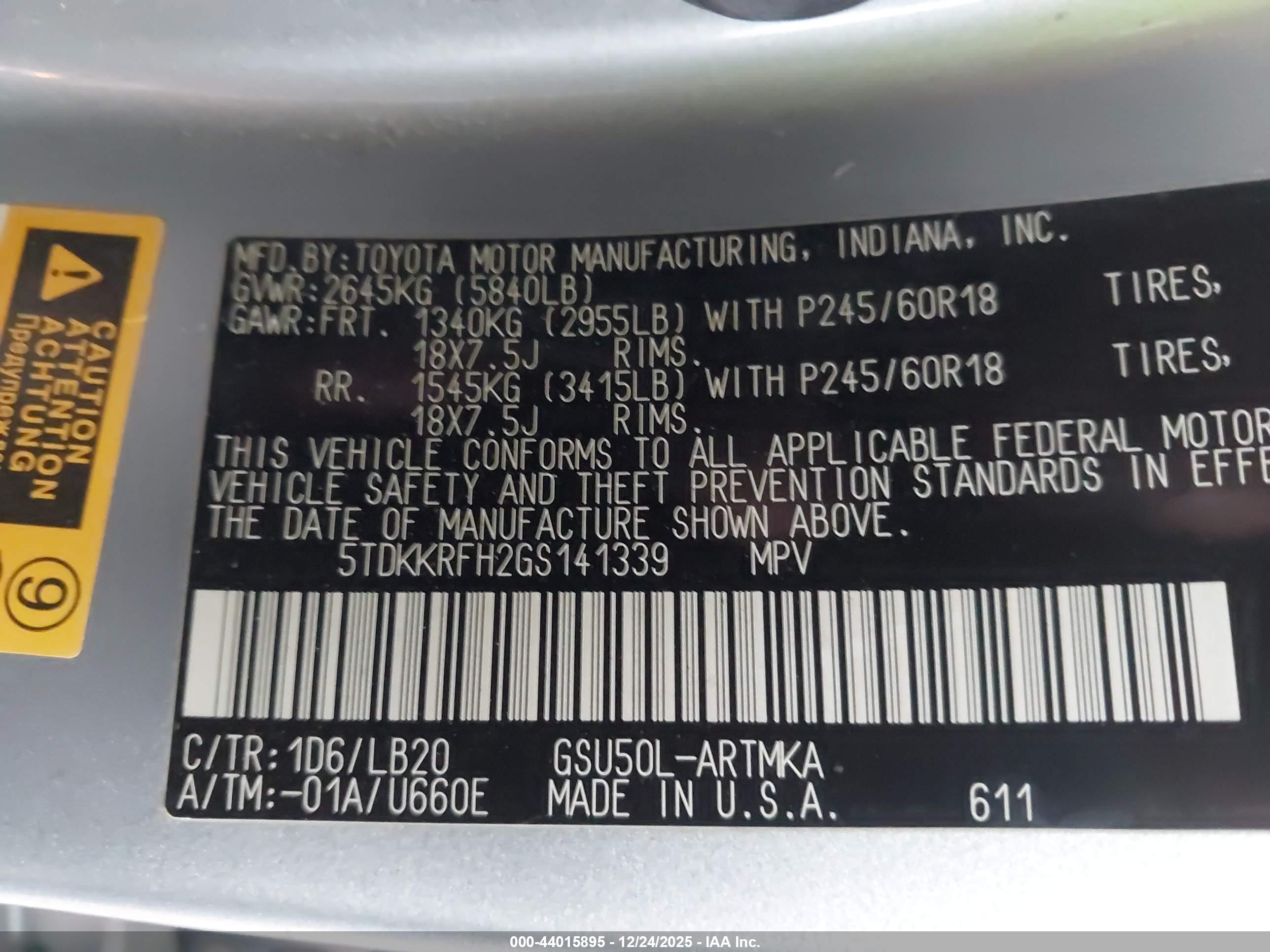 TOYOTA HIGHLANDER image 9