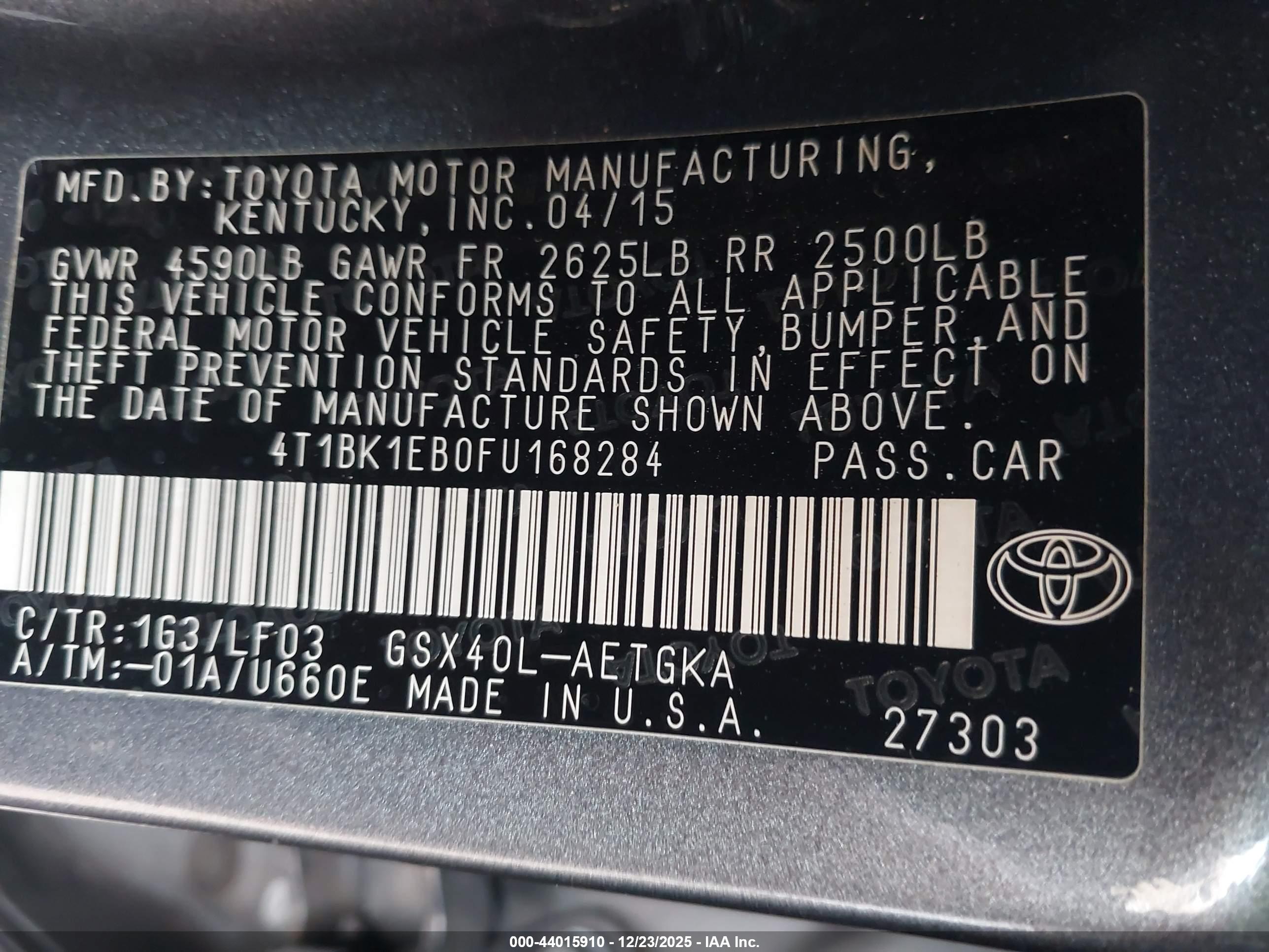 TOYOTA AVALON image 9