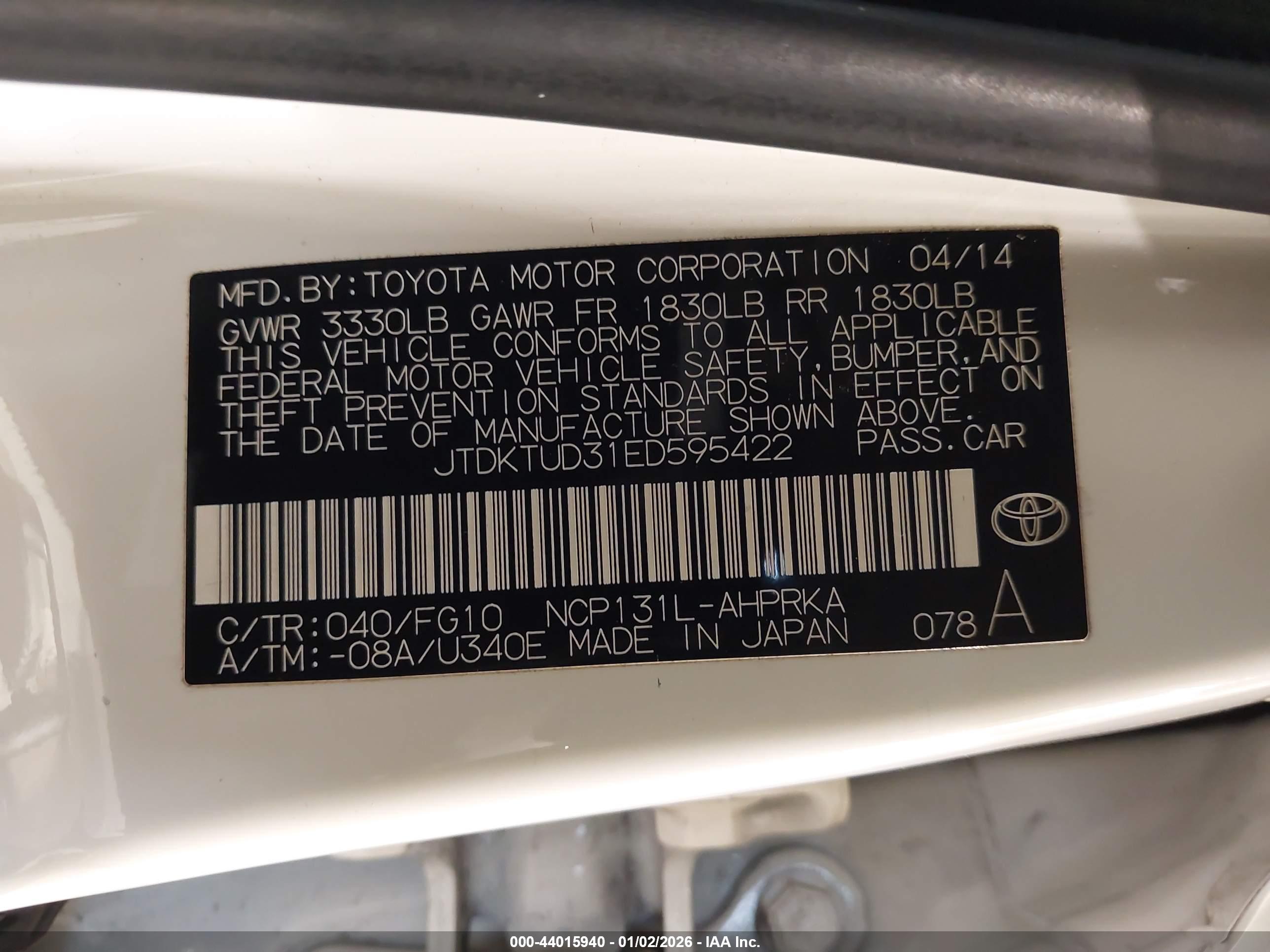 TOYOTA YARIS image 9