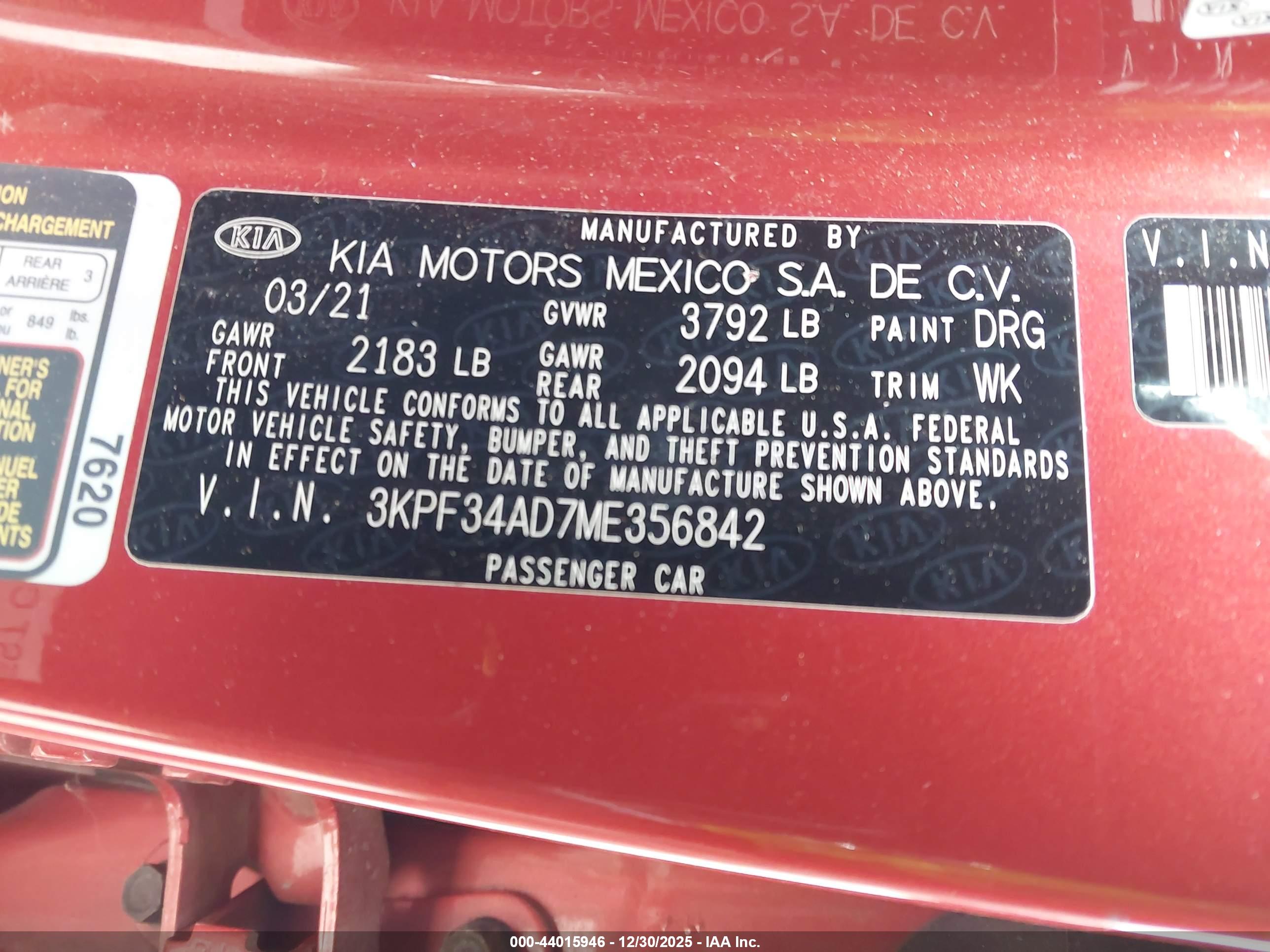 KIA FORTE image 9