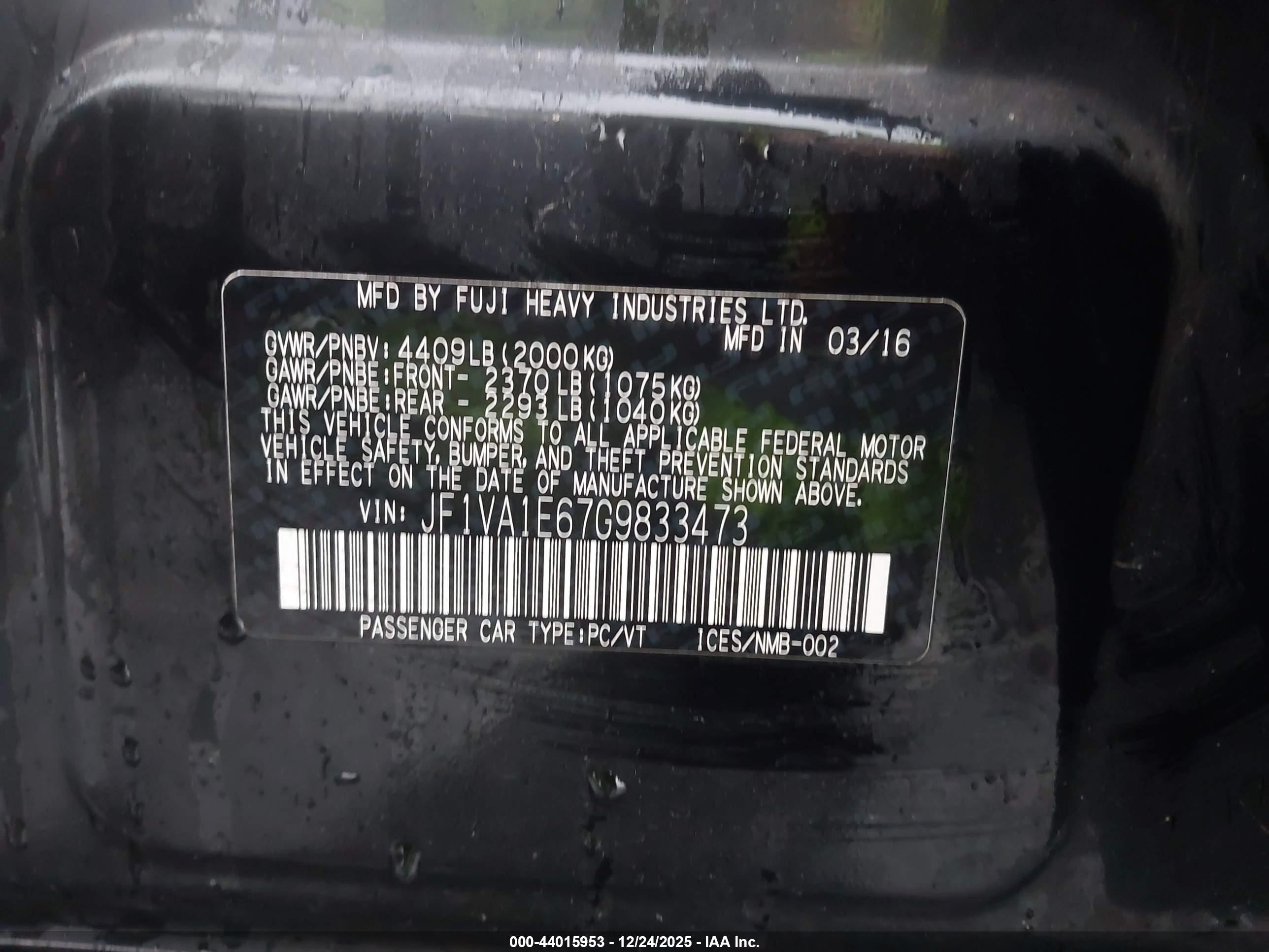 SUBARU WRX image 9