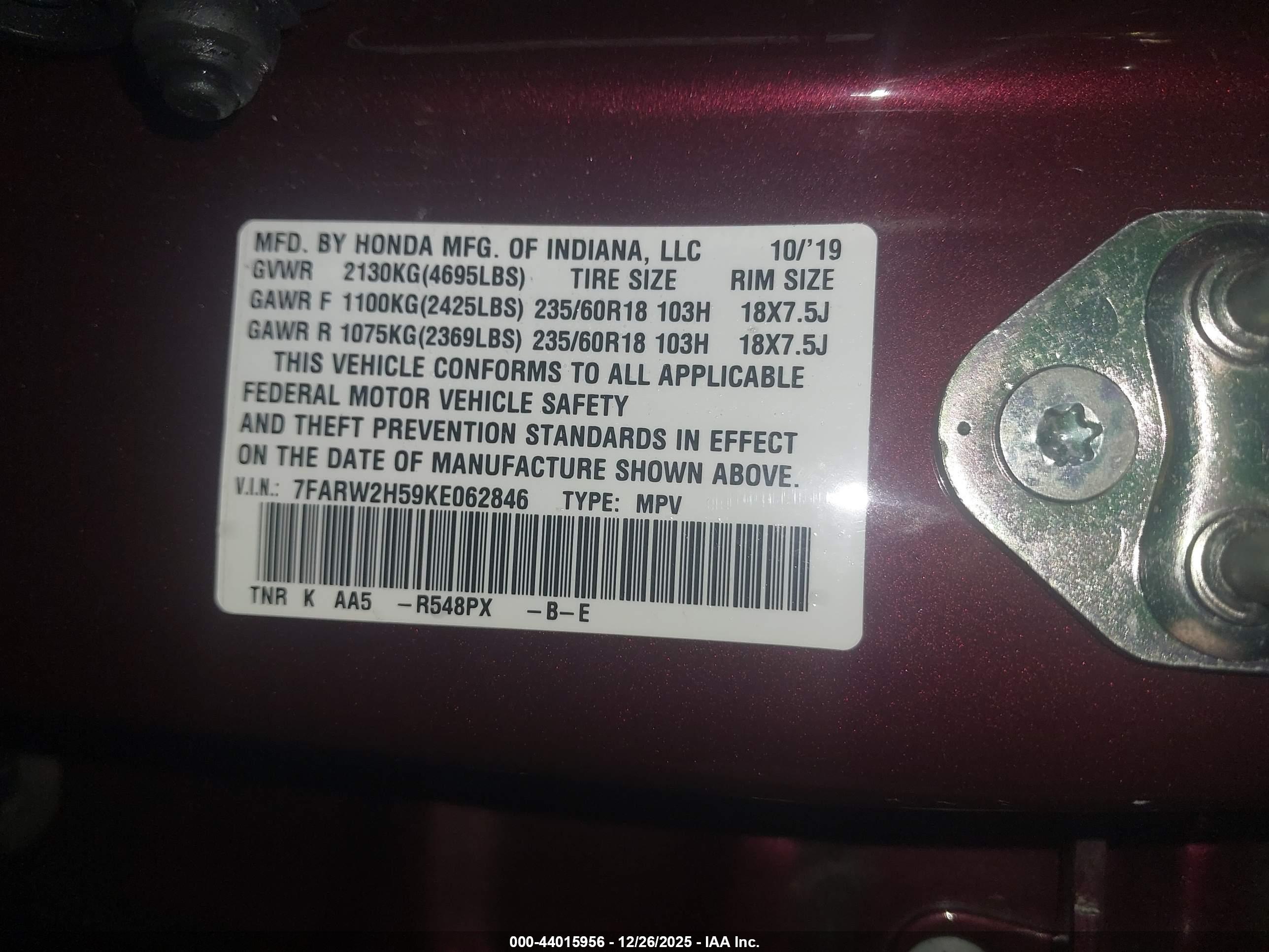 HONDA CR-V image 9