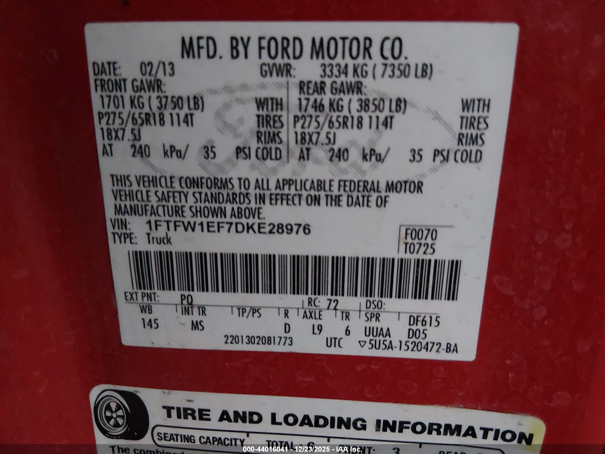 FORD F-150 image 9